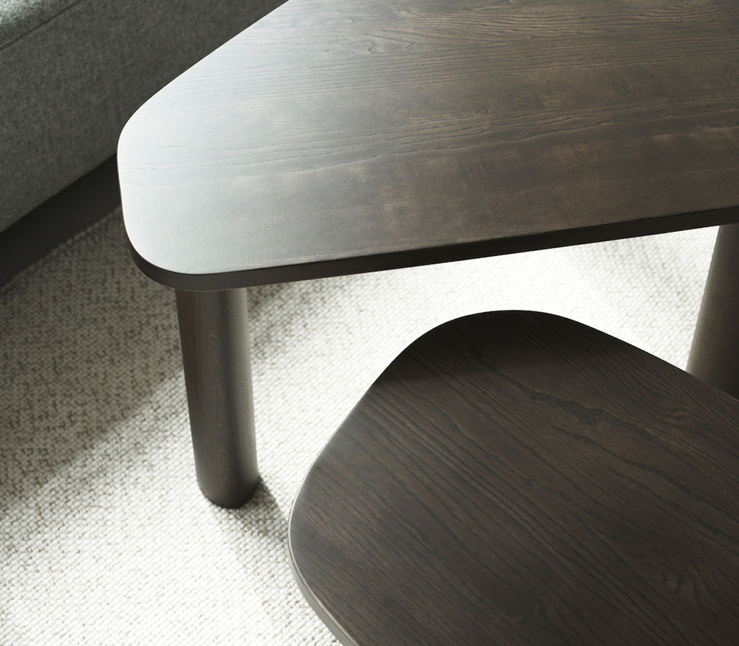 Normann Copenhagen - Sofabord - Sculp Coffee Table - Large - Brown Stained Ash