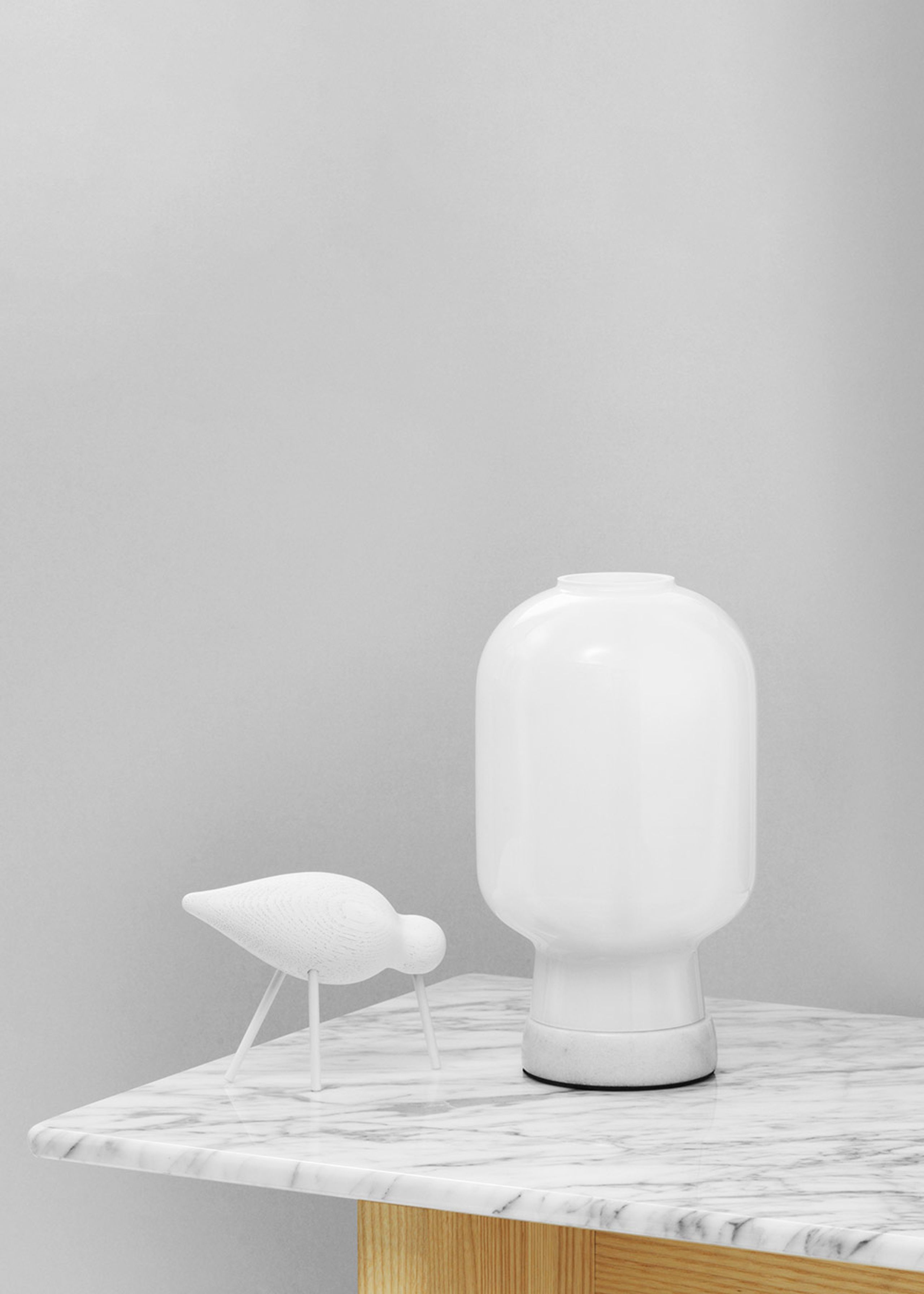 Normann Copenhagen - Coffee Table - Solid table - Ash / White