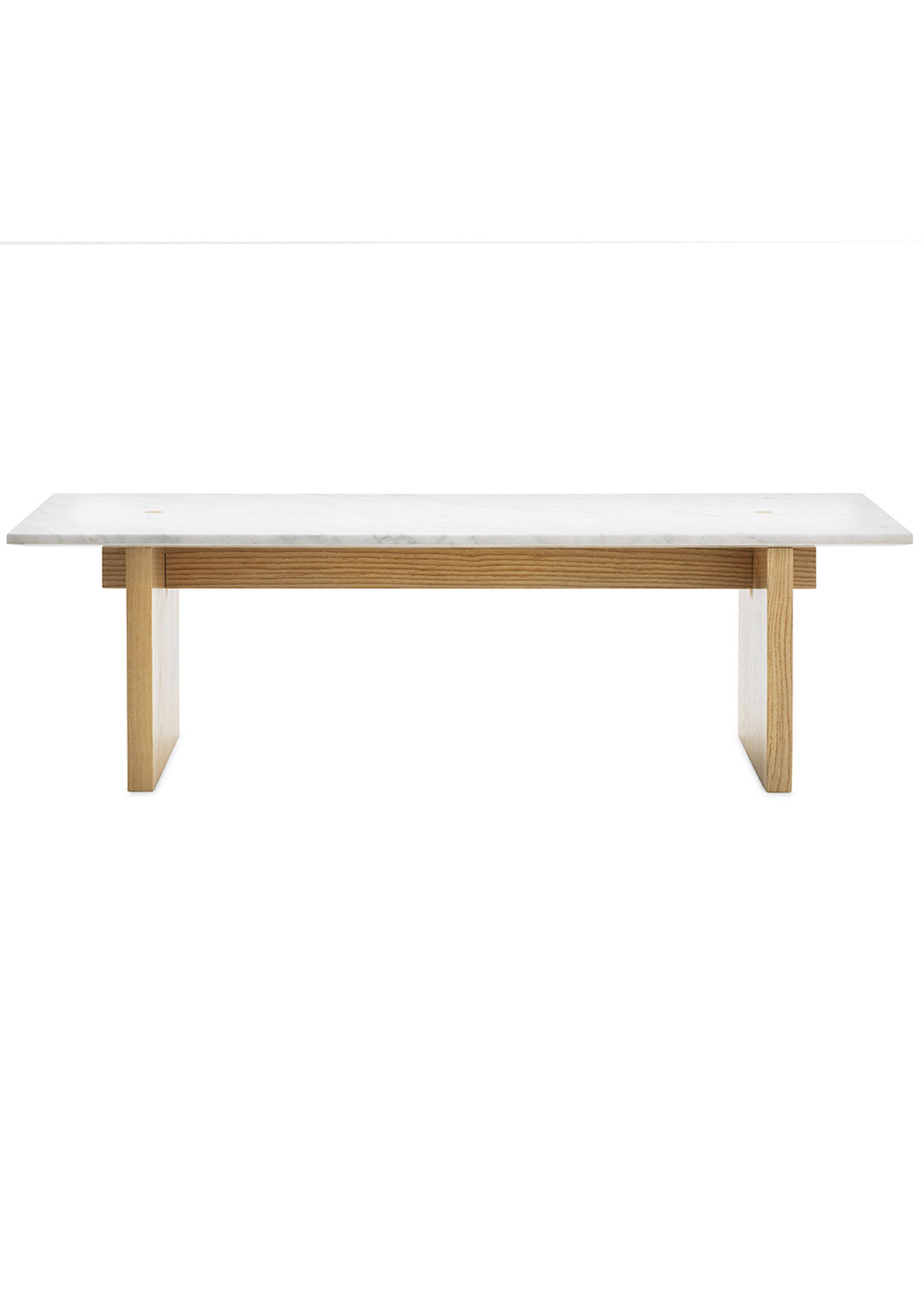 Normann Copenhagen - Coffee Table - Solid table - Ash / White
