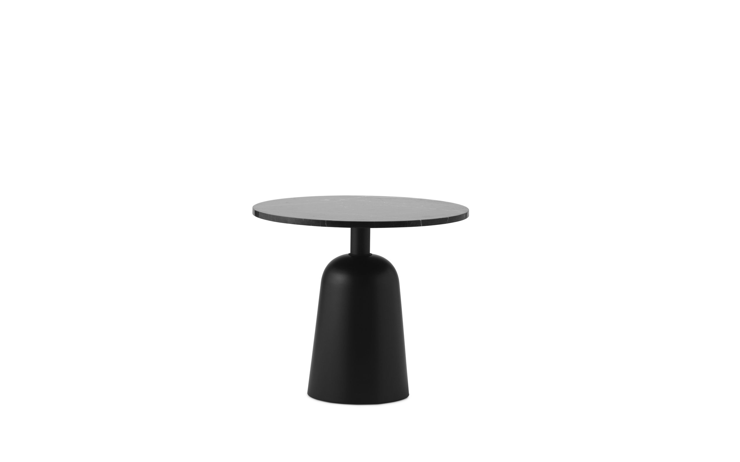 Normann Copenhagen - Stolik kawowy - Turn Table - Black Marble