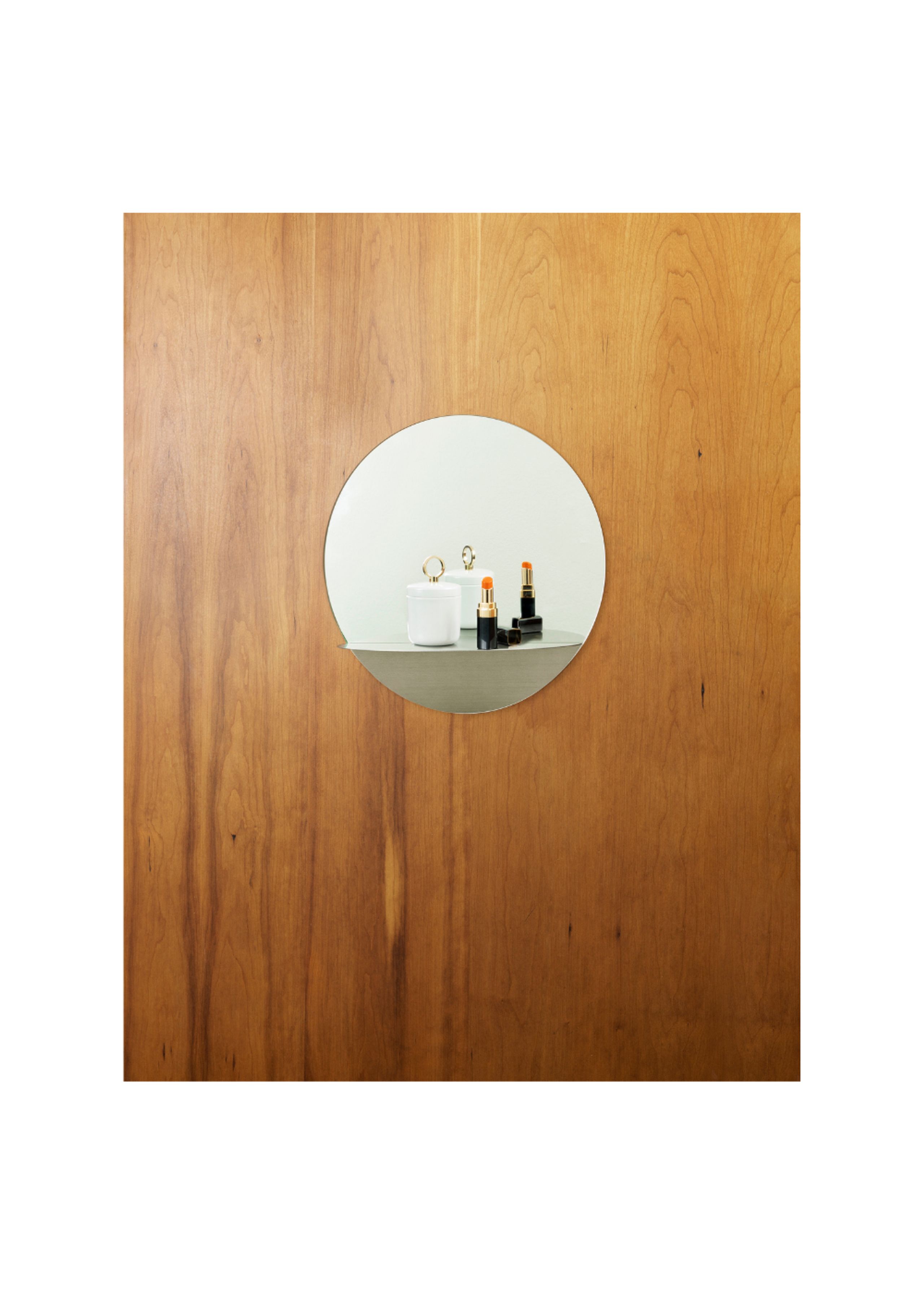 Normann Copenhagen - Spejl - Horizon Mirror - Stainless Steel Round