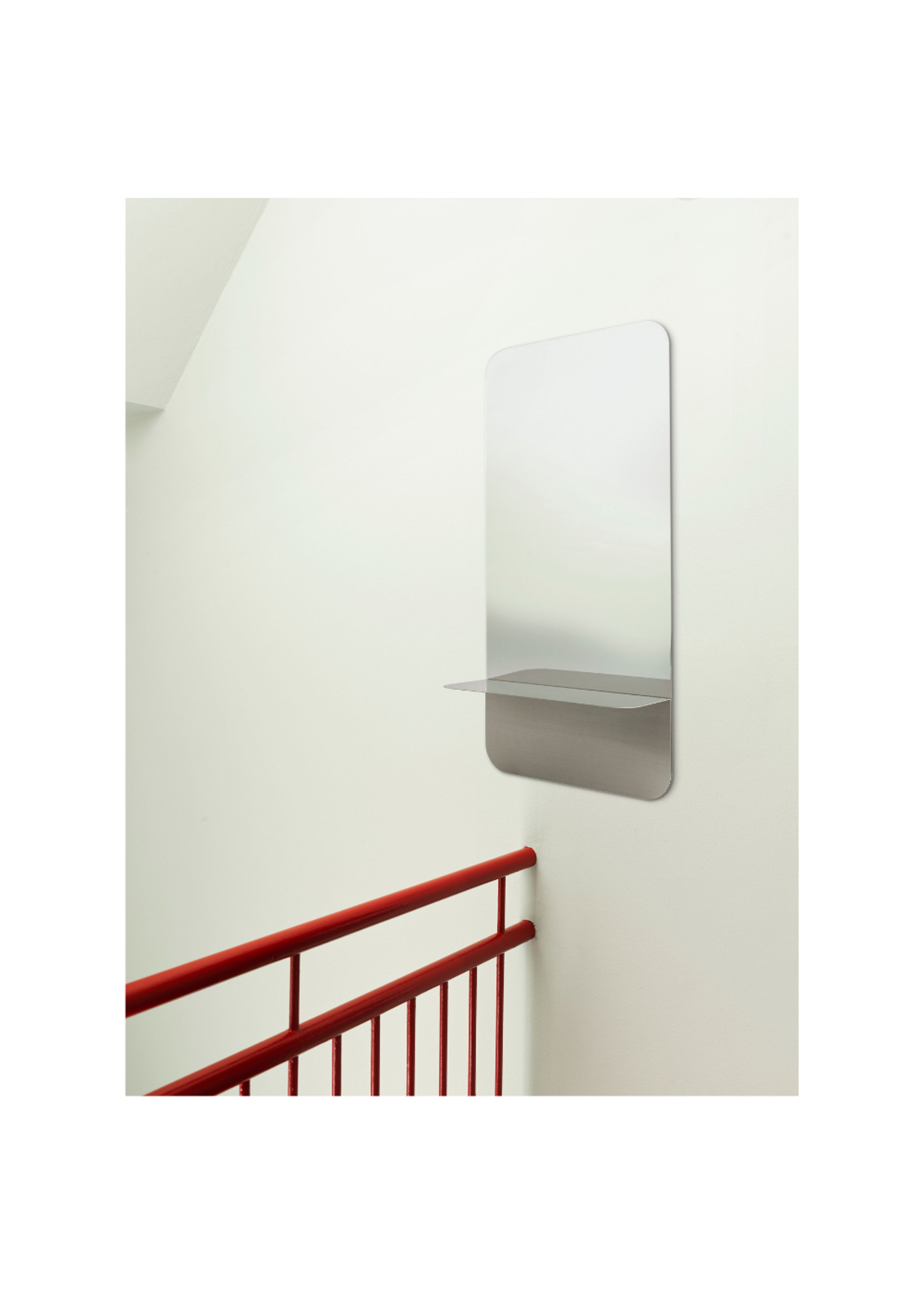 Normann Copenhagen - Mirror - Horizon Mirror - Stainless Steel Vertical