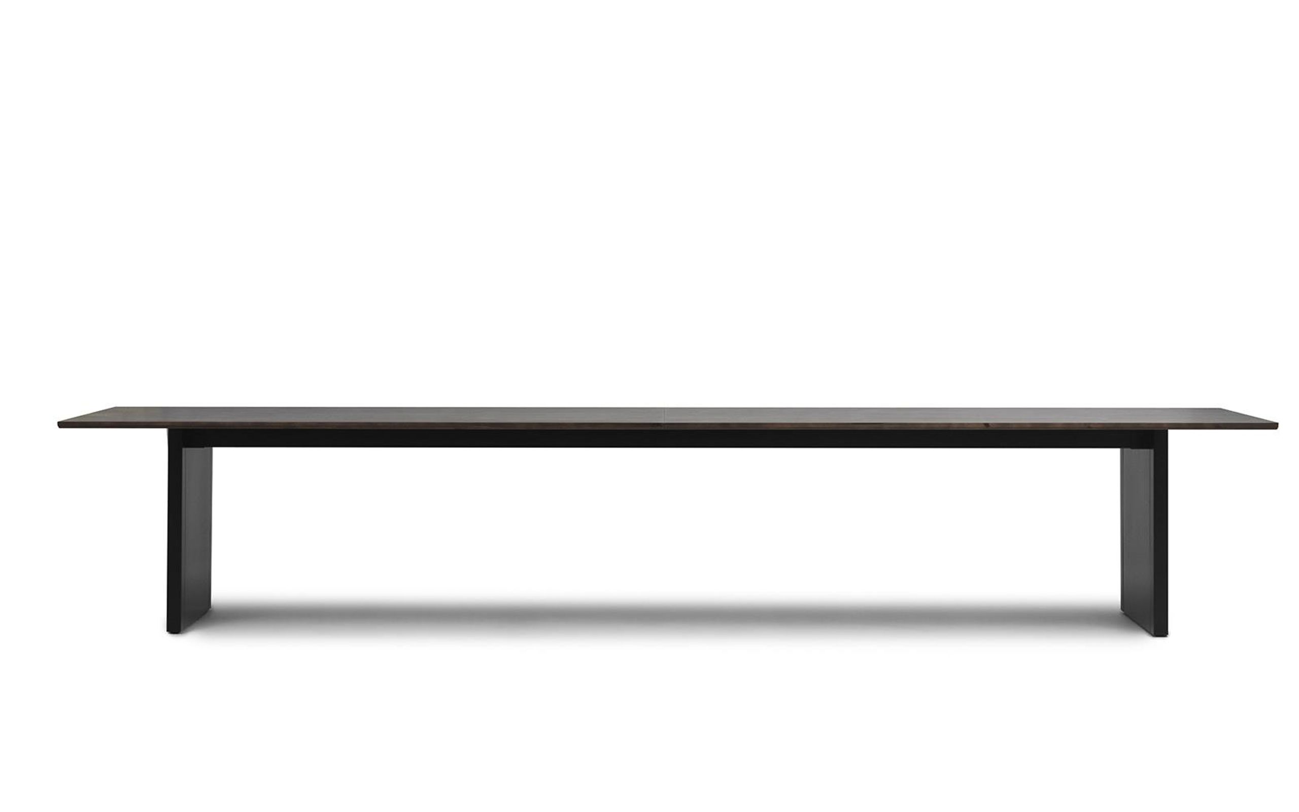 Normann Copenhagen - Tavolo da pranzo - Panel Table 100 X 420 Cm - Black/Dark Brown