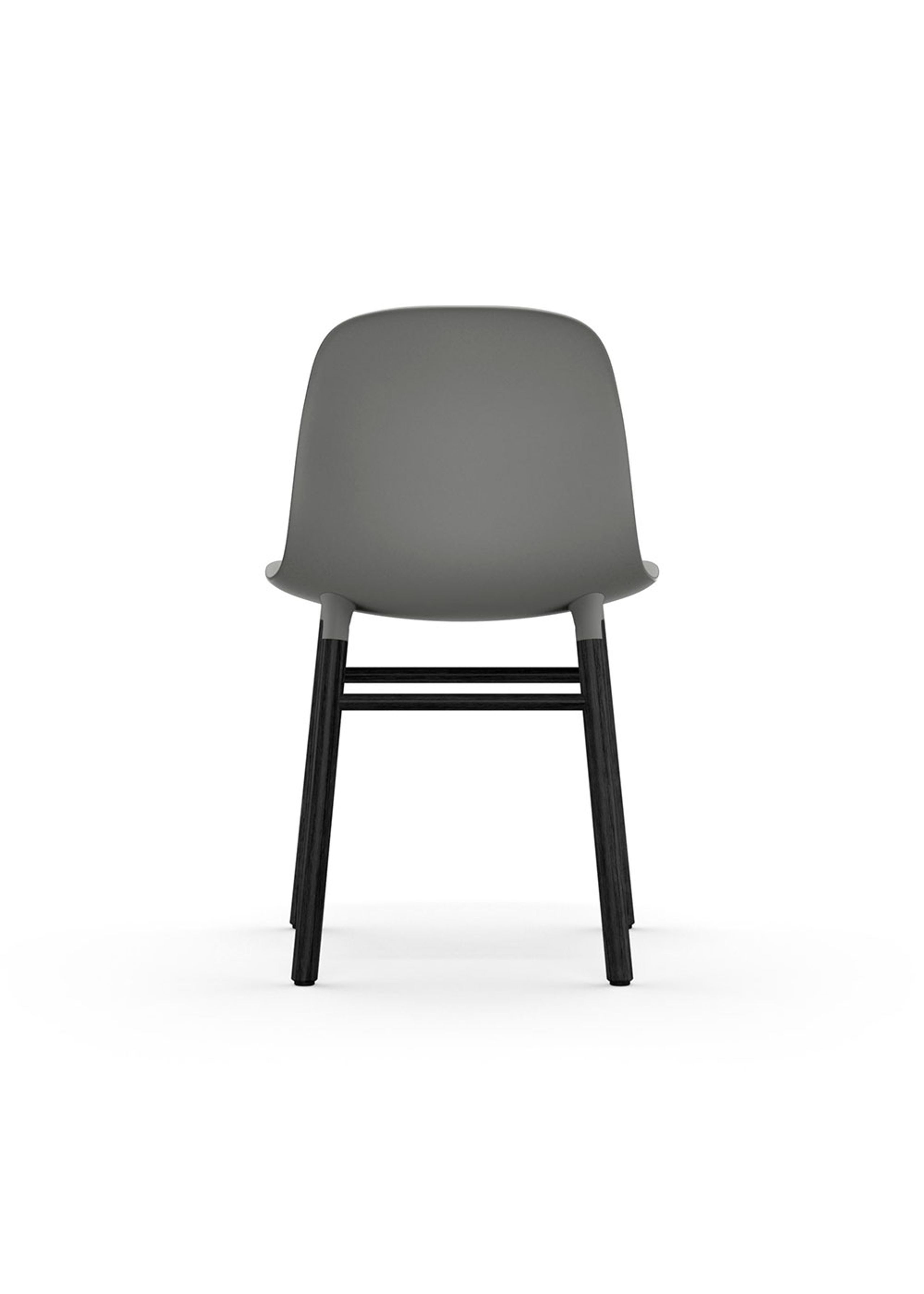 Normann Copenhagen - Cadeira de jantar - Form Chair Wood - Grey/Black