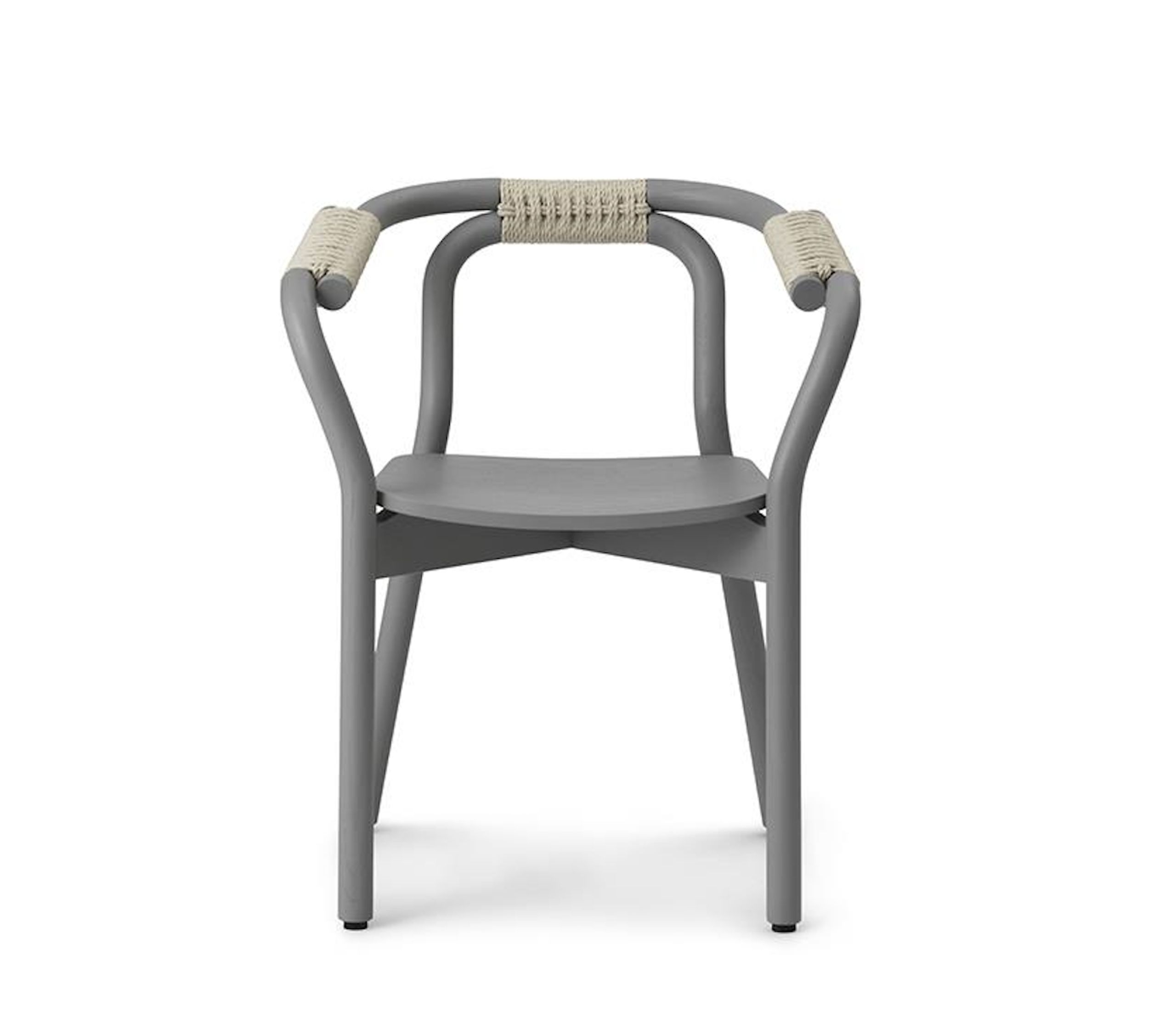 Normann Copenhagen - Chaise à manger - Knot stol - Grå/Natur
