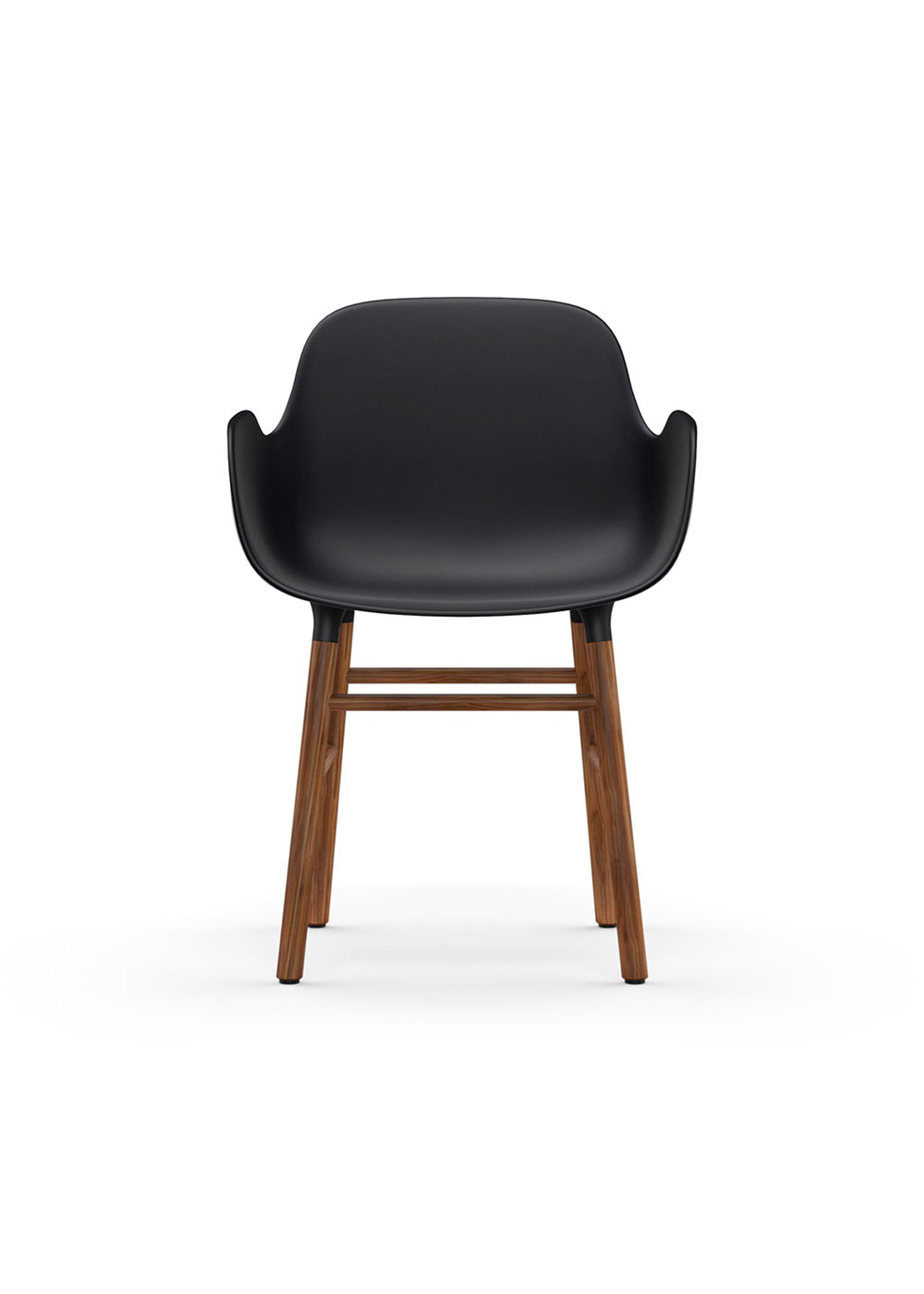 Normann Copenhagen - Dining chair - Form Armchair Wood - Walnut / Black
