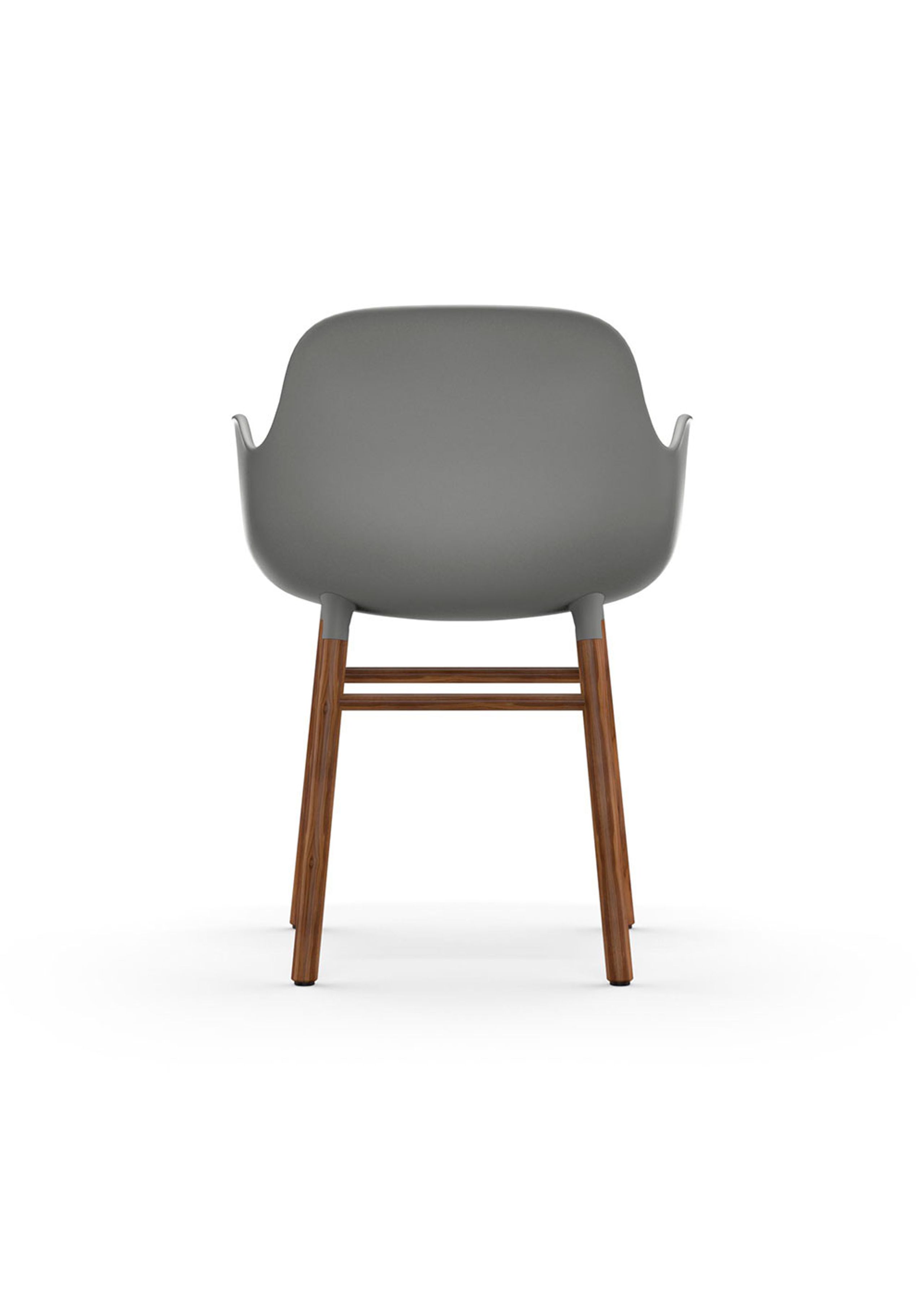 Normann Copenhagen - Chaise à manger - Form Armchair Wood - Walnut / Grey
