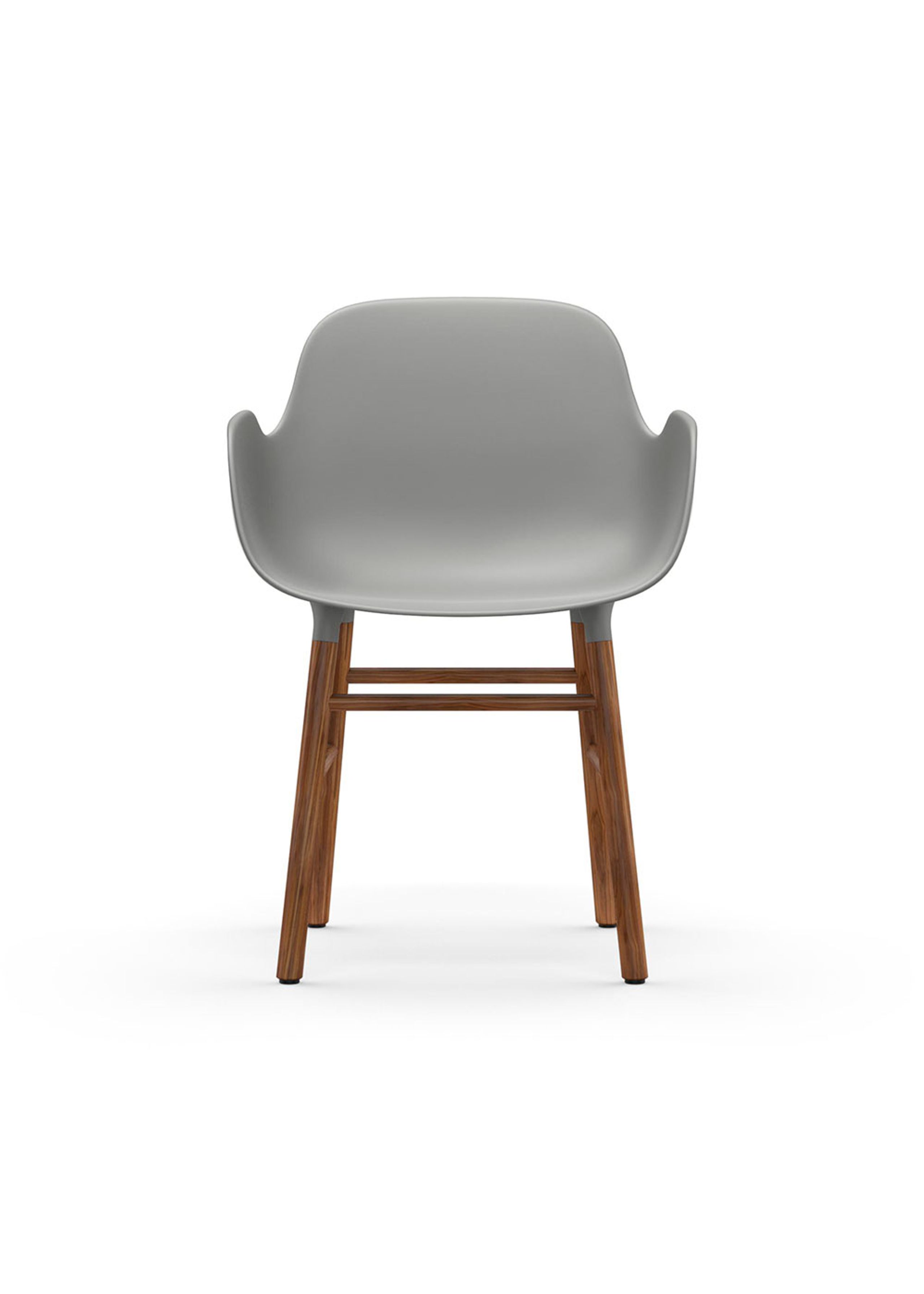 Normann Copenhagen - Chaise à manger - Form Armchair Wood - Walnut / Grey