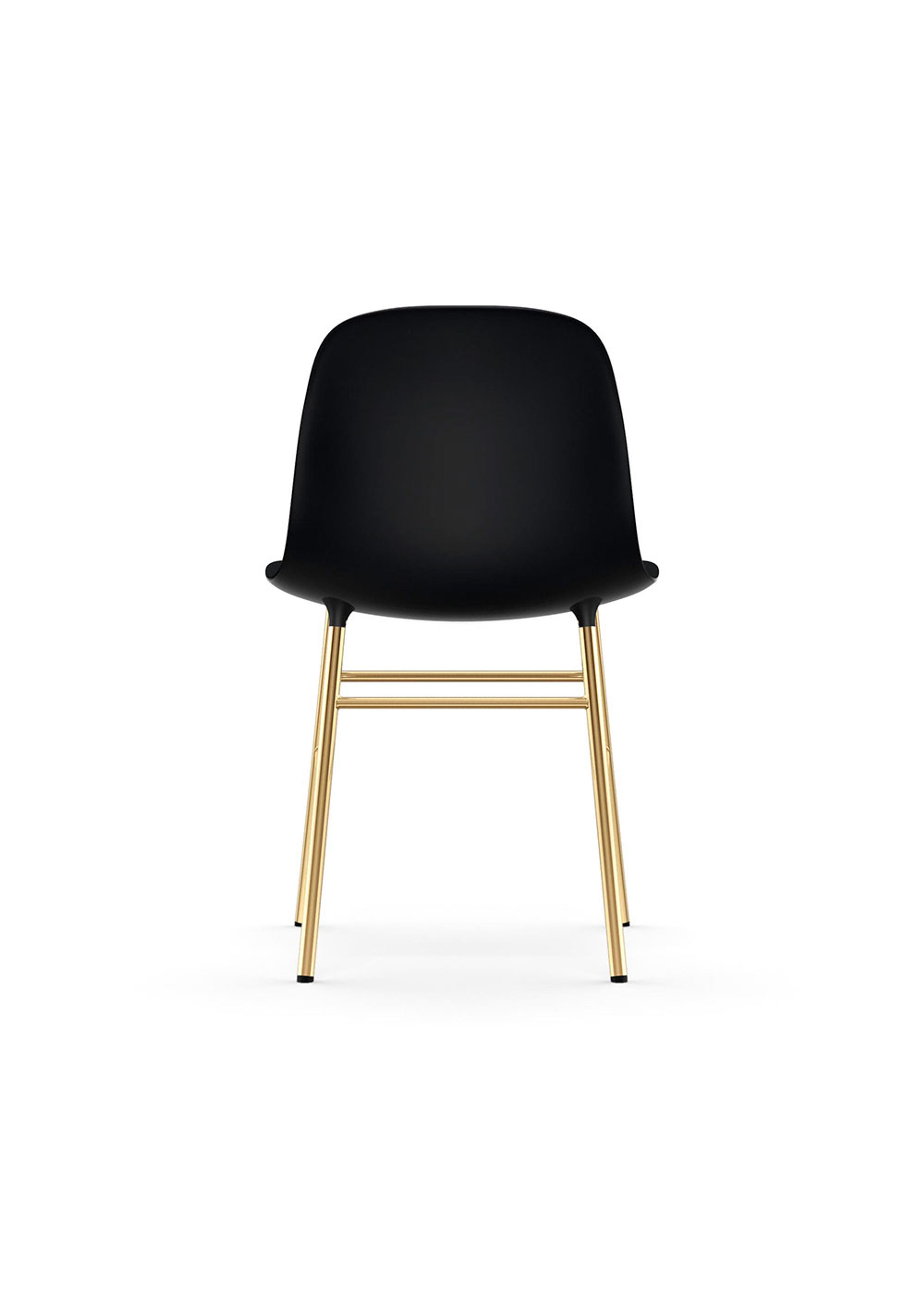 Normann Copenhagen - Jídelní židle - Form Chair Steel - Brass / Black