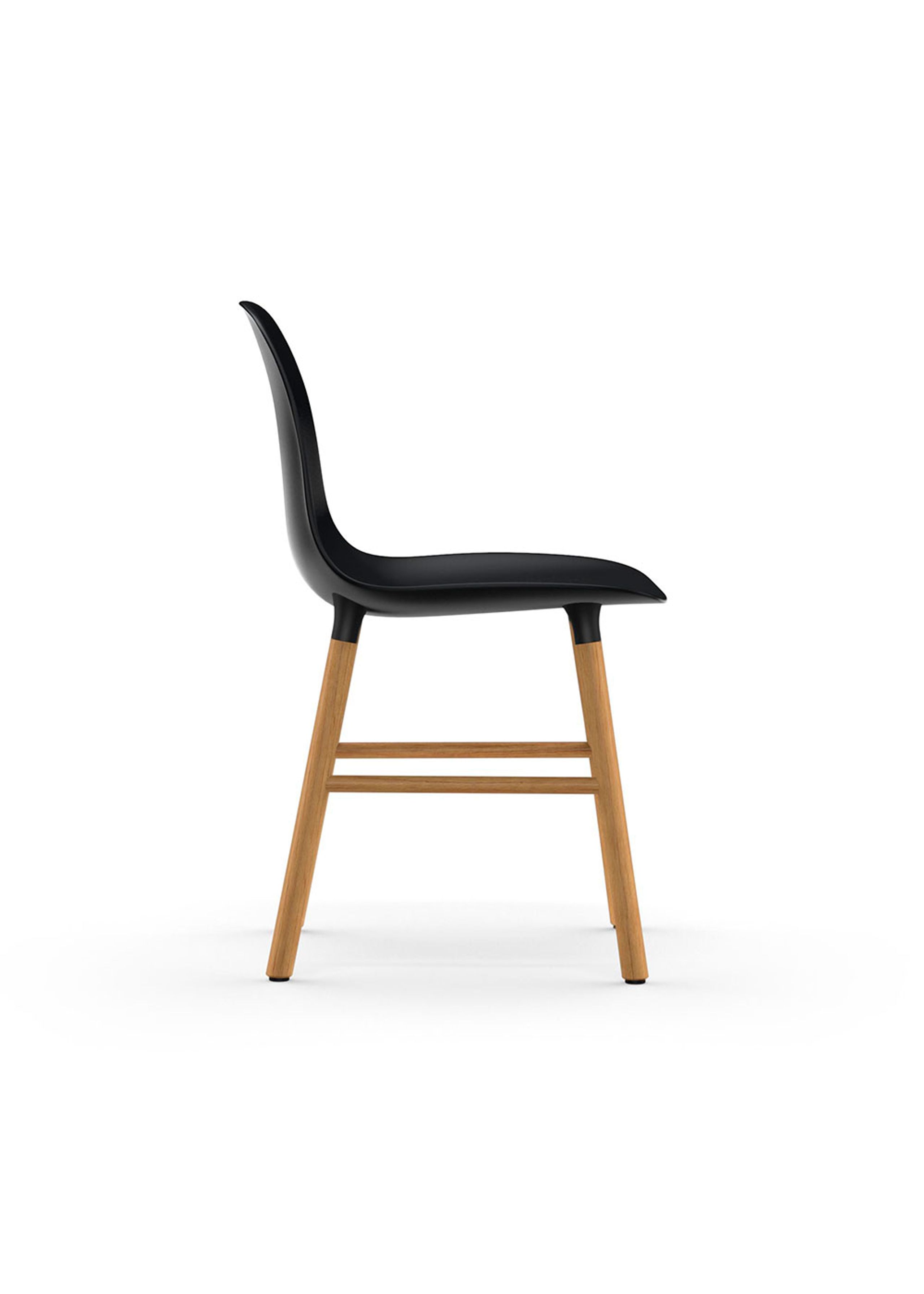 Normann Copenhagen - Chaise à manger - Form Chair Wood - Black/Oak