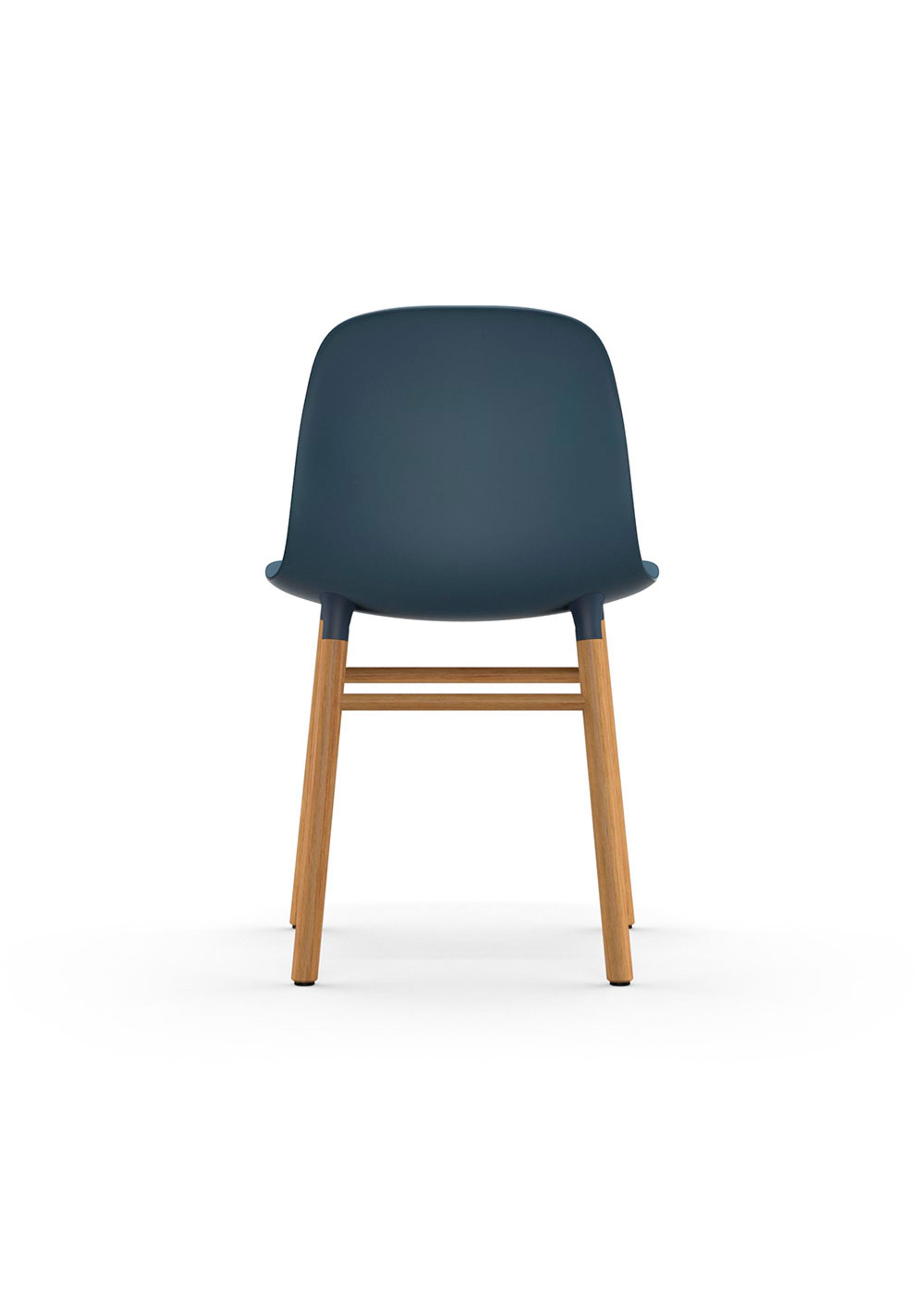 Normann Copenhagen - Ruokailutuoli - Form Chair Wood - Blue/Oak