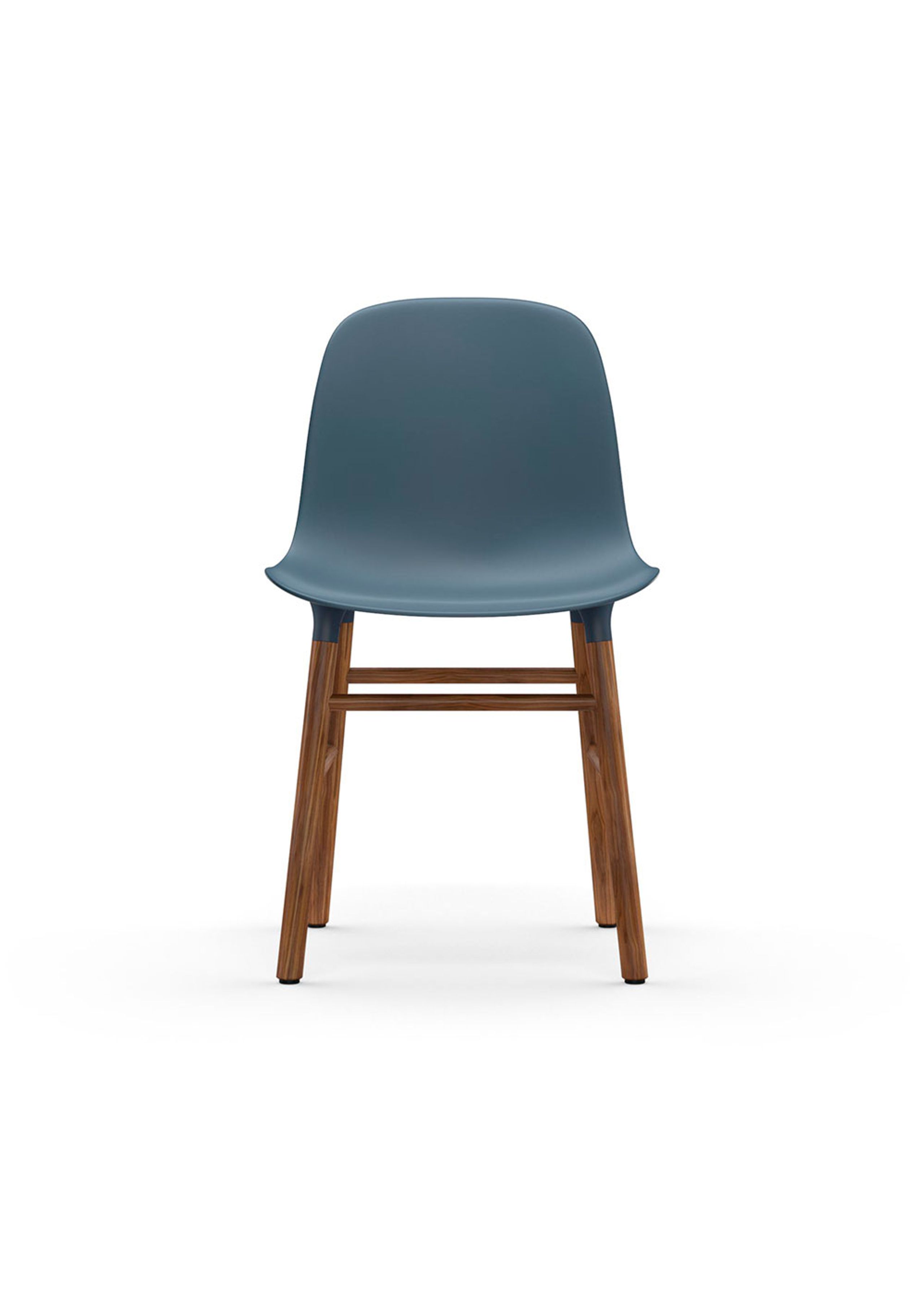 Normann Copenhagen - Chaise à manger - Form Chair Wood - Blue/Walnut