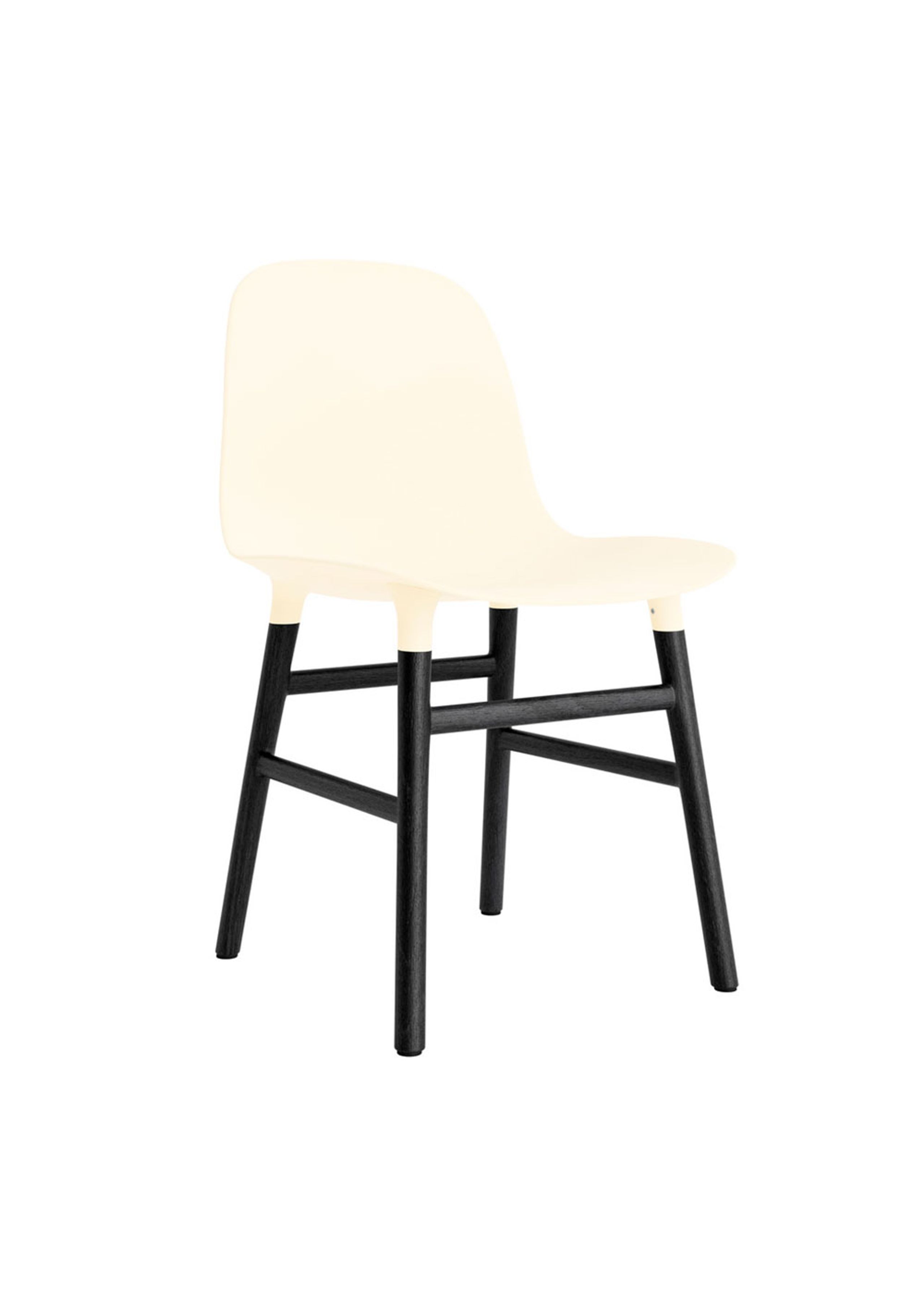 Normann Copenhagen - Krzesło do jadalni - Form Chair Wood - Cream/Black