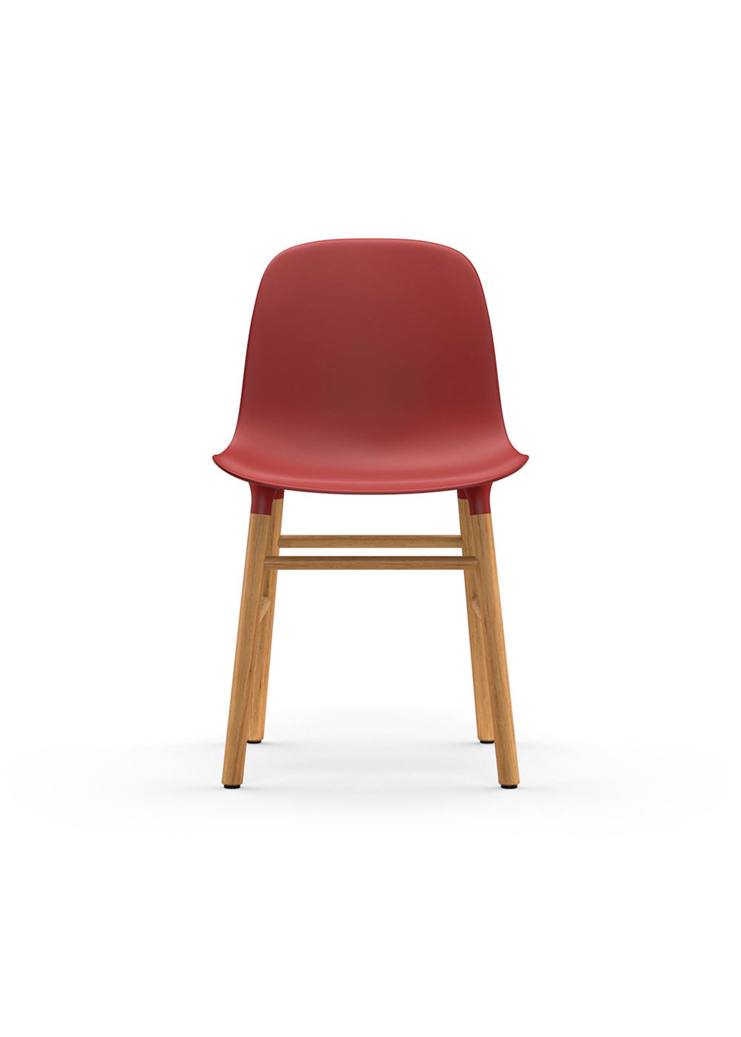 Normann Copenhagen - Cadeira de jantar - Form Chair Wood - Red/Oak