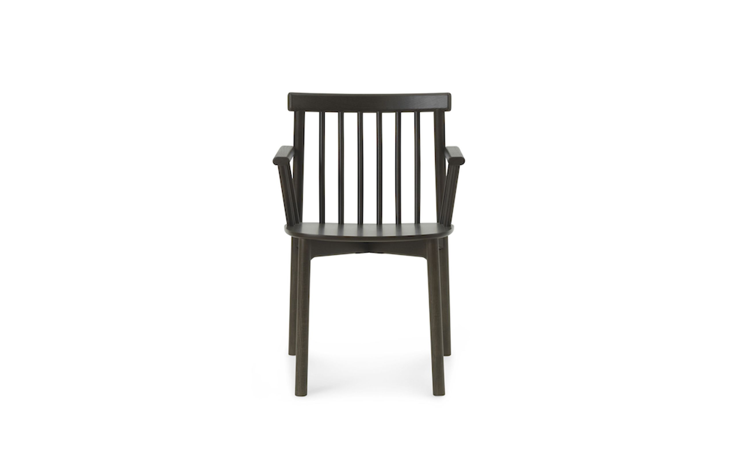 Normann Copenhagen - Spisebordsstol - Pind Armchair - Brown Stained Ash