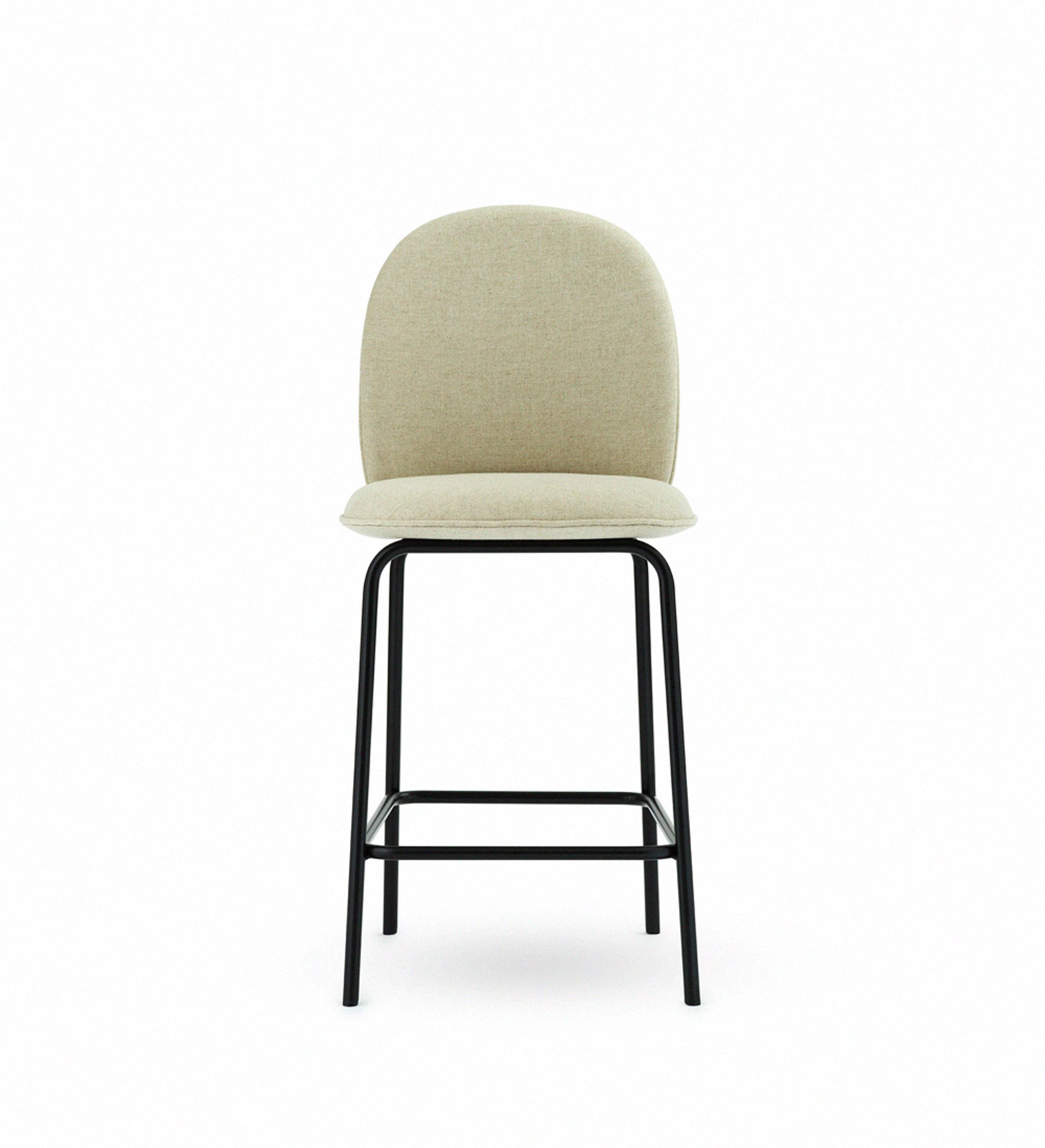 Normann Copenhagen - Chair - Ace Bar Chair - Upholstery: Main Line Flax - 65