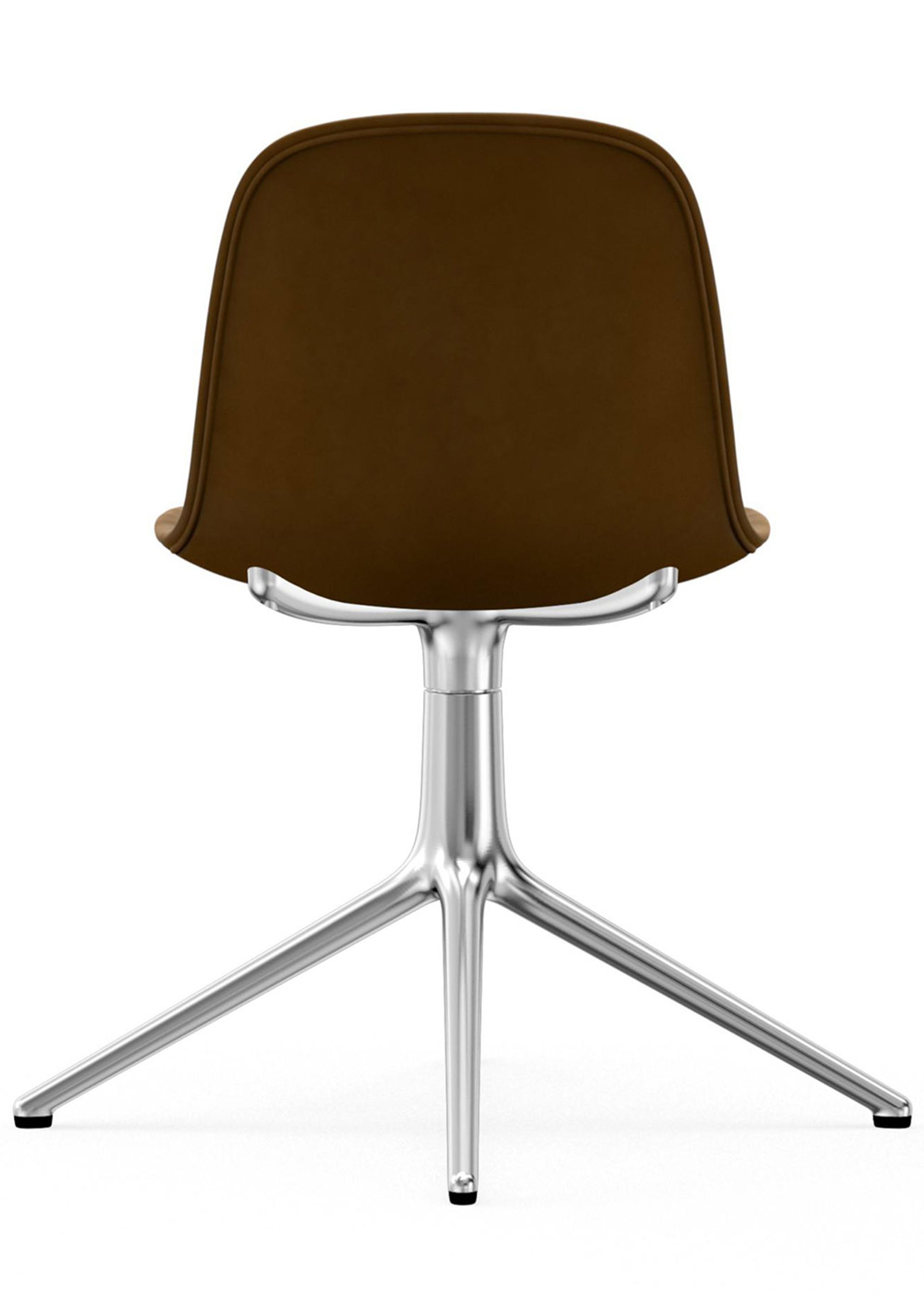 Normann Copenhagen - Chaise - Form Chair - Swivel 4L Full Upholstery - Frame: Aluminium / Fabric: City Velvet vol. 2 30