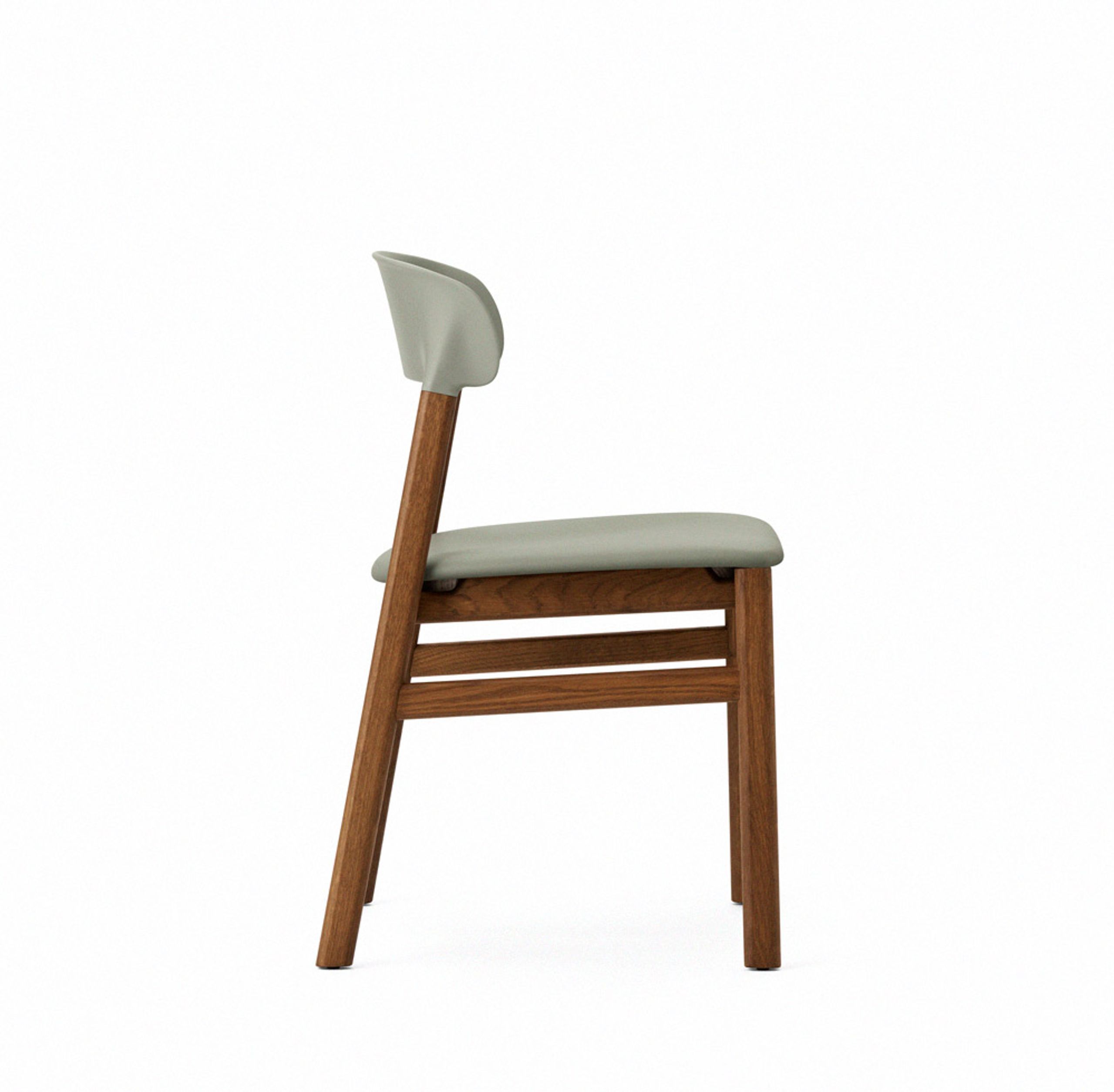 Normann Copenhagen - Chaise à manger - Herit chair / Upholstery - Dusty Green (Spectrum Leather)
