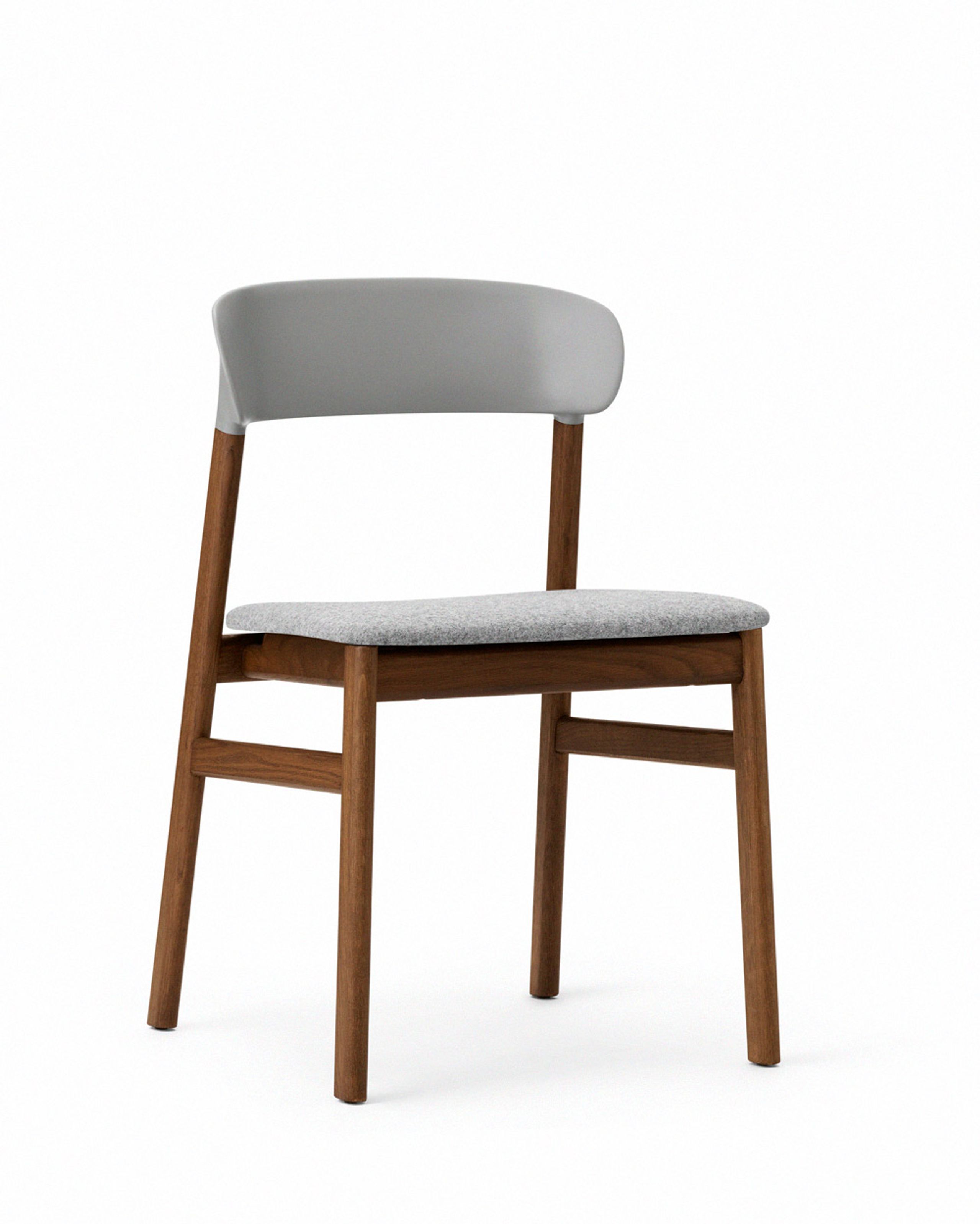 Normann Copenhagen - Chair - Herit chair / Upholstery - Grey (Synergy)