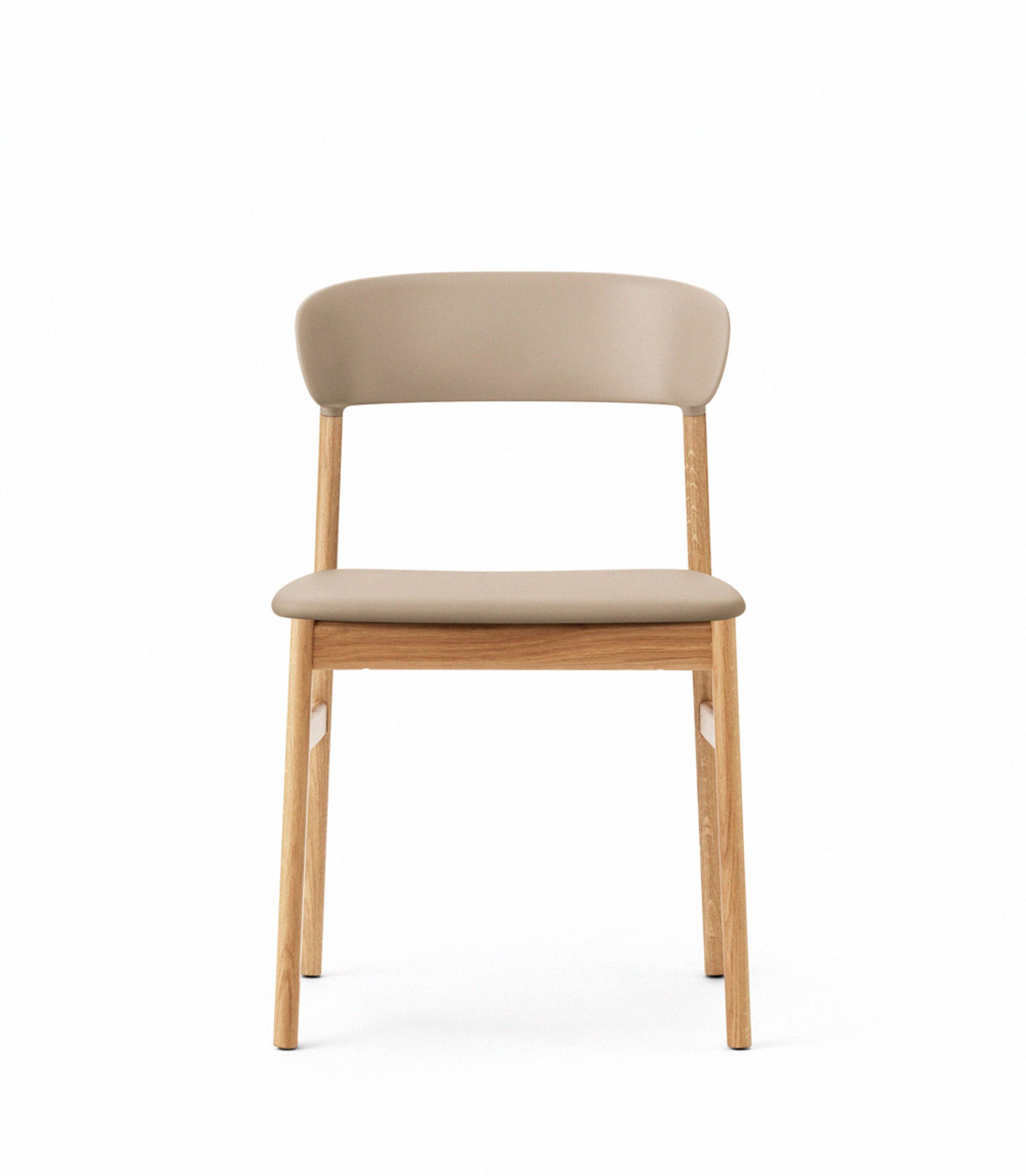 Normann Copenhagen - Chair - Herit chair / Upholstery - Sand (Spectrum Leather)