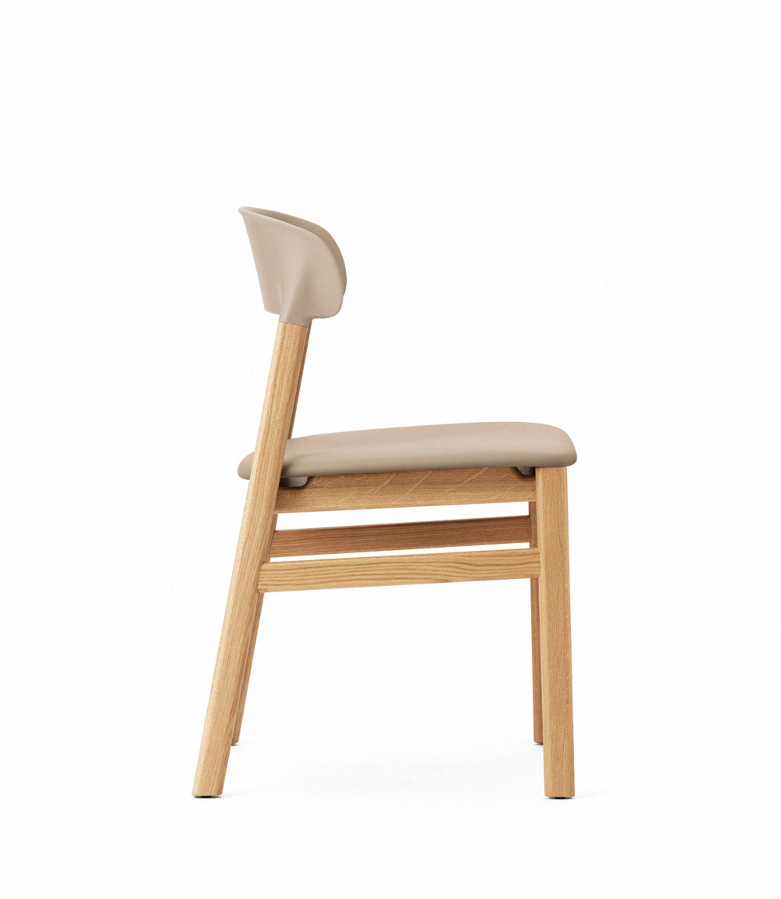 Normann Copenhagen - Chair - Herit chair / Upholstery - Sand (Spectrum Leather)