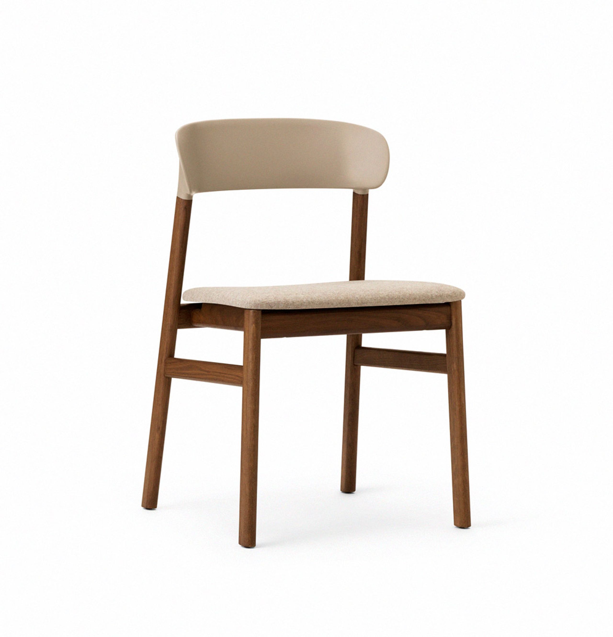 Normann Copenhagen - Cadeira de jantar - Herit chair / Upholstery - Sand (Synergy)