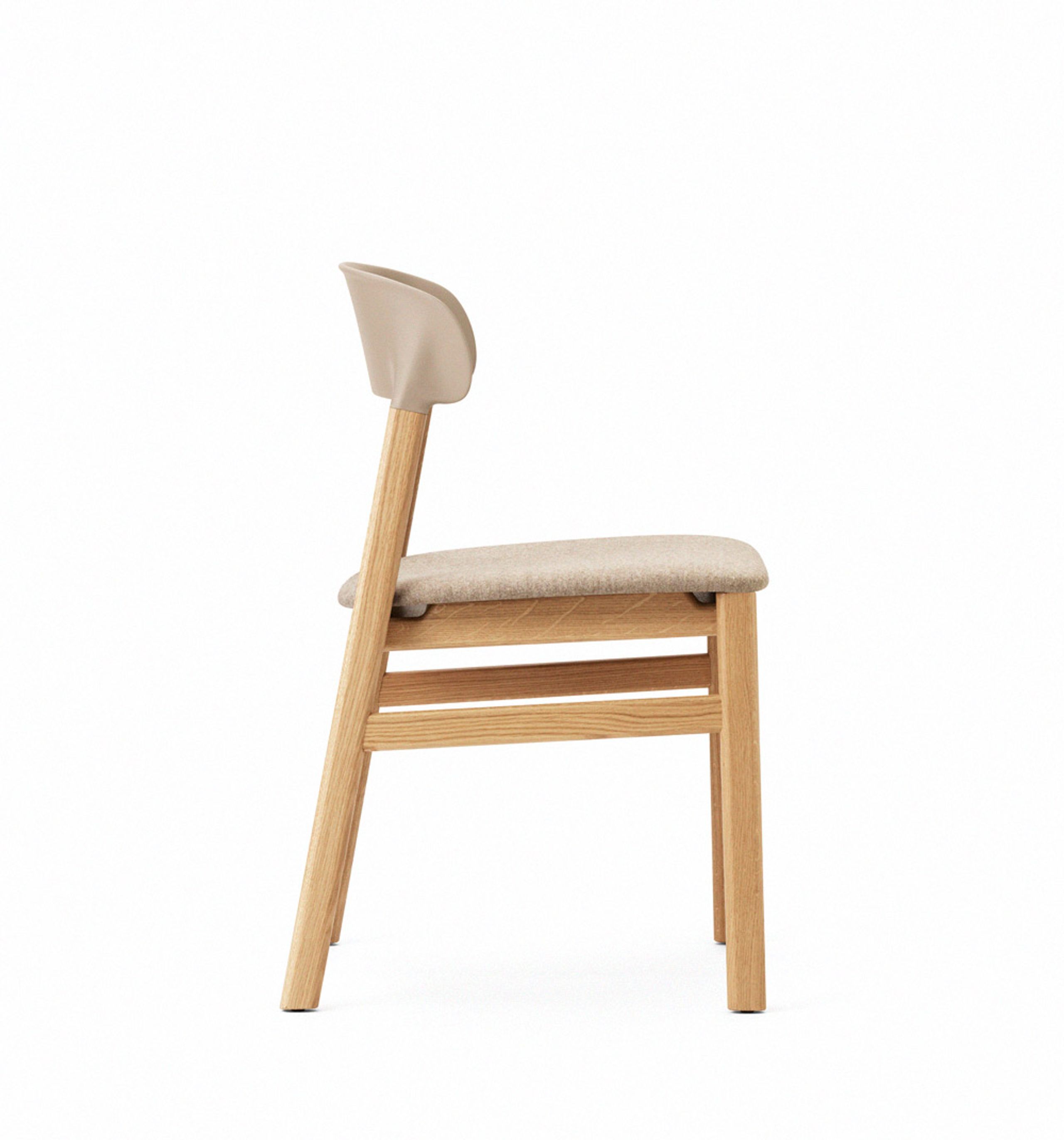 Normann Copenhagen - Cadeira de jantar - Herit chair / Upholstery - Sand (Synergy)