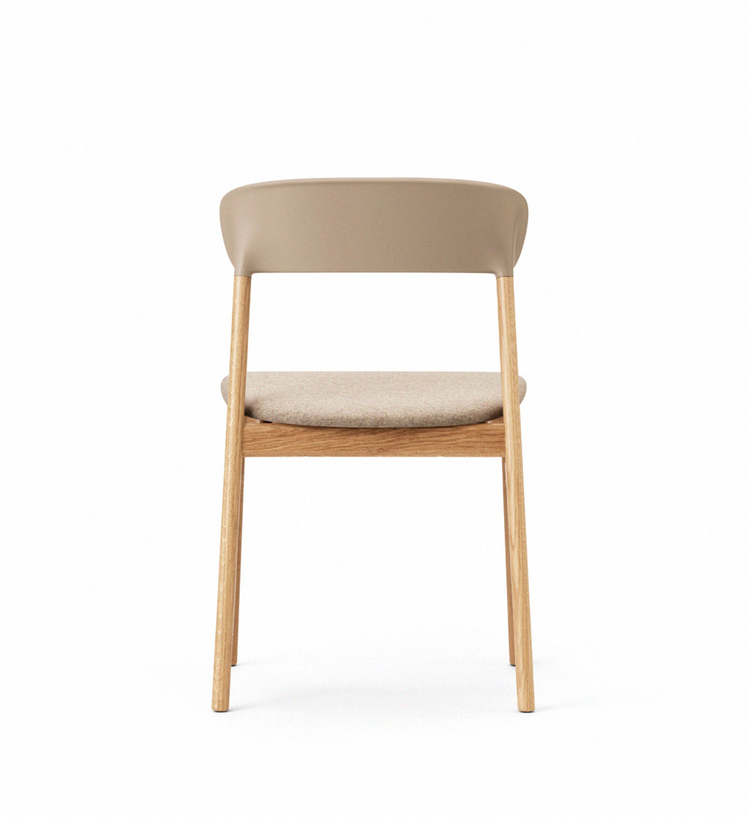 Normann Copenhagen - Cadeira de jantar - Herit chair / Upholstery - Sand (Synergy)