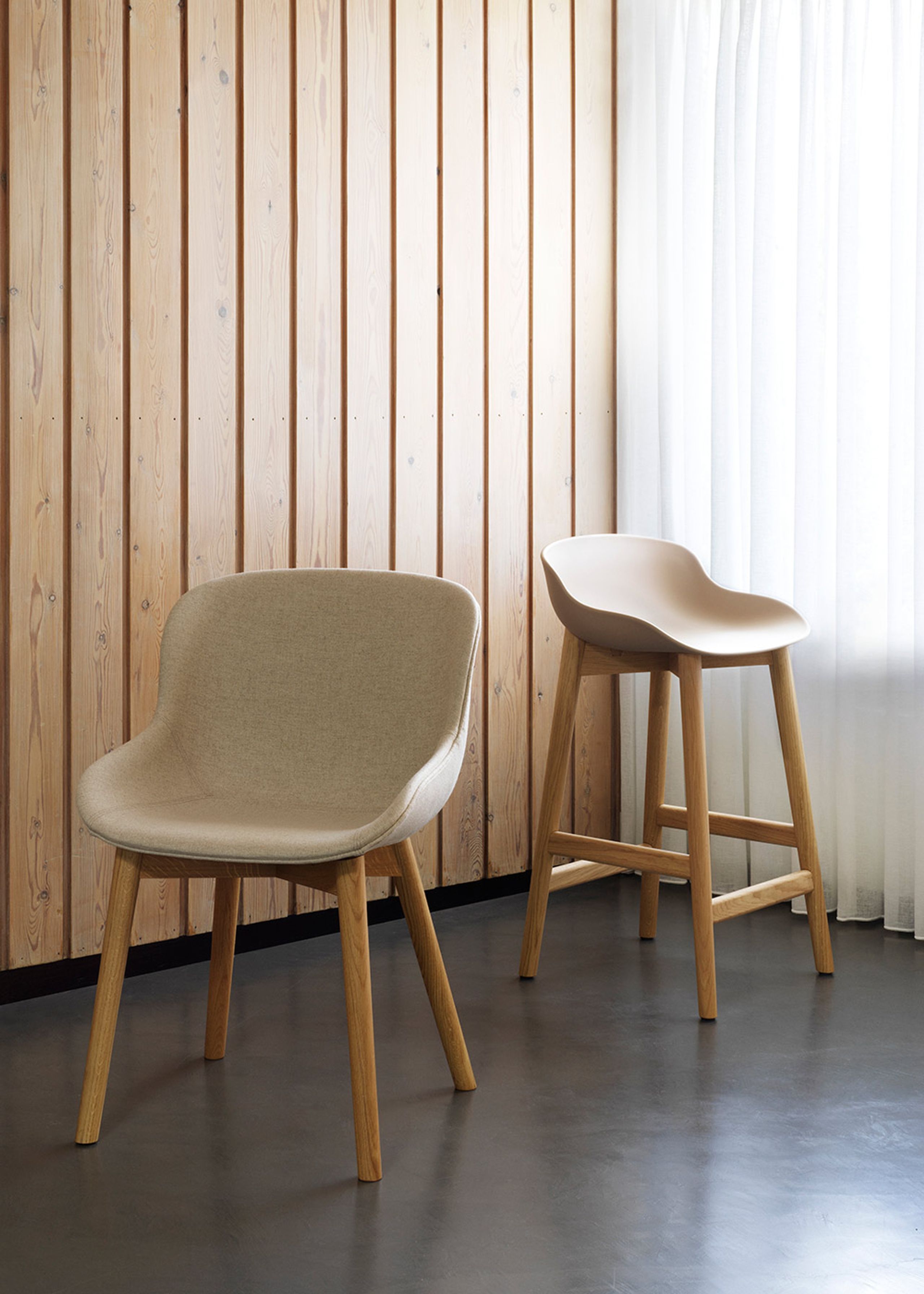 Normann Copenhagen - Stol - Hyg Chair Wood - White - Oak