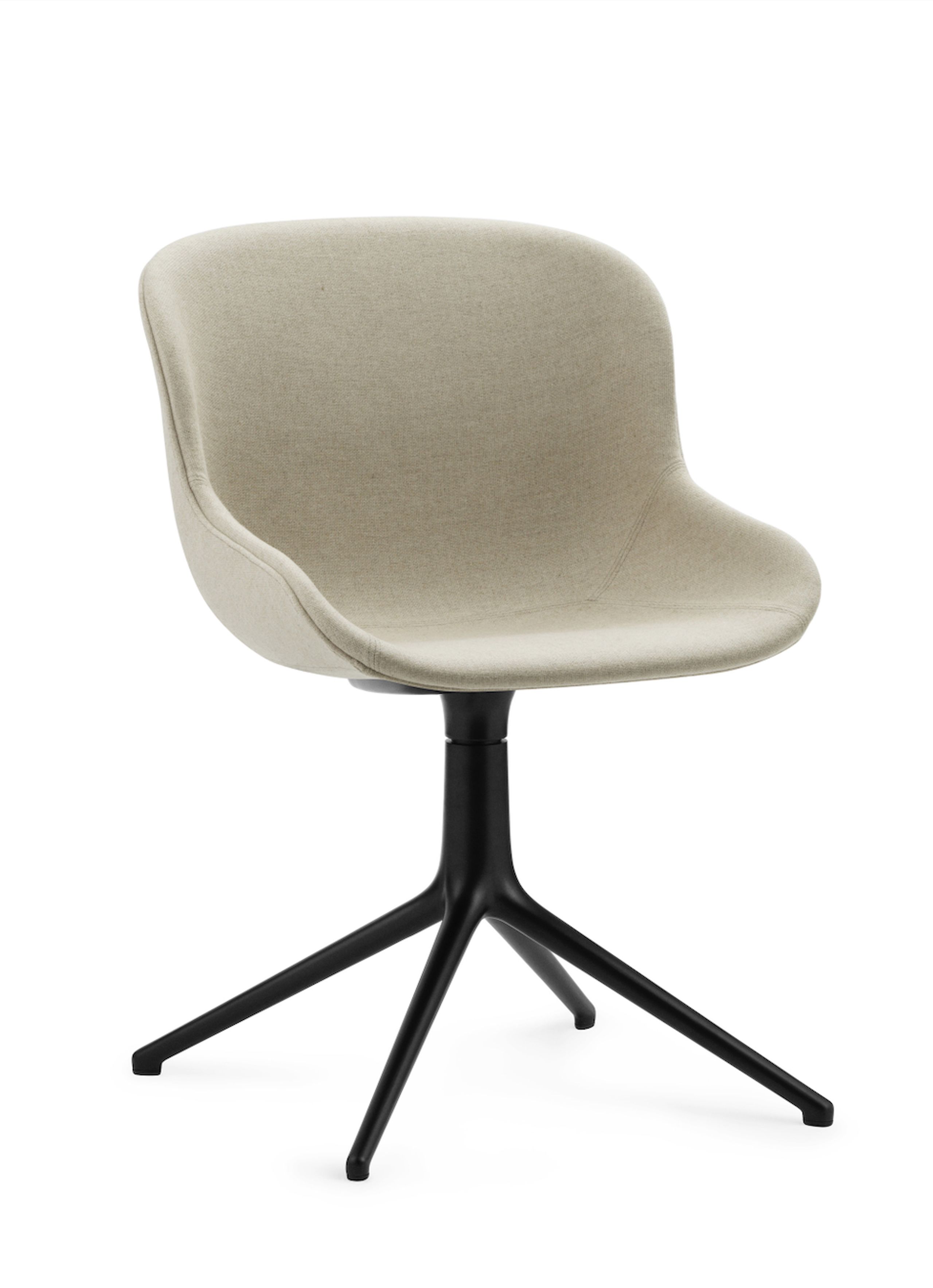 Normann Copenhagen - Chaise - Hyg Swivel Chair by Simon Legald / Full Upholstery - Main line flax 20