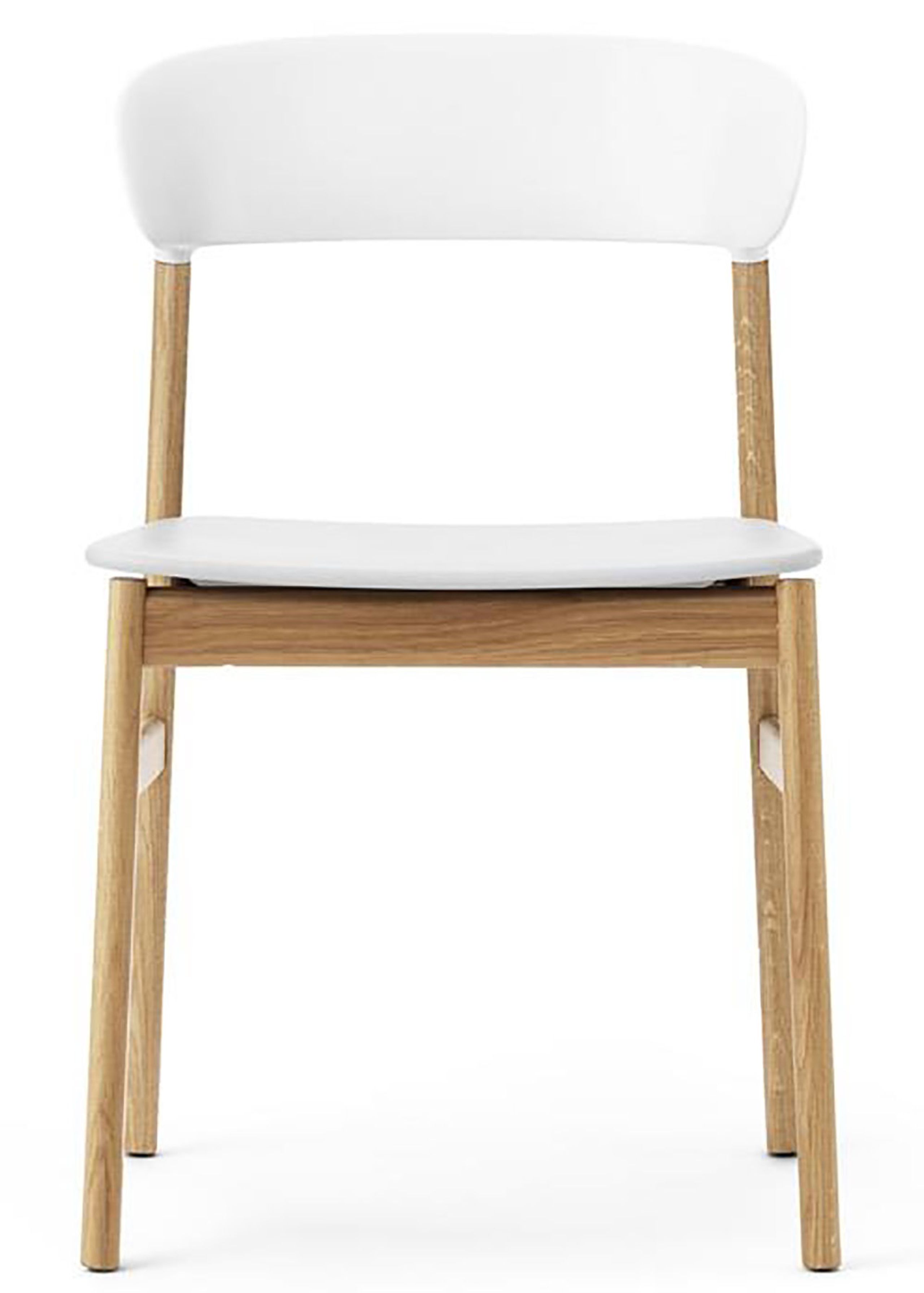 Normann Copenhagen - Cadeira de jantar - Herit chair - White / Oak