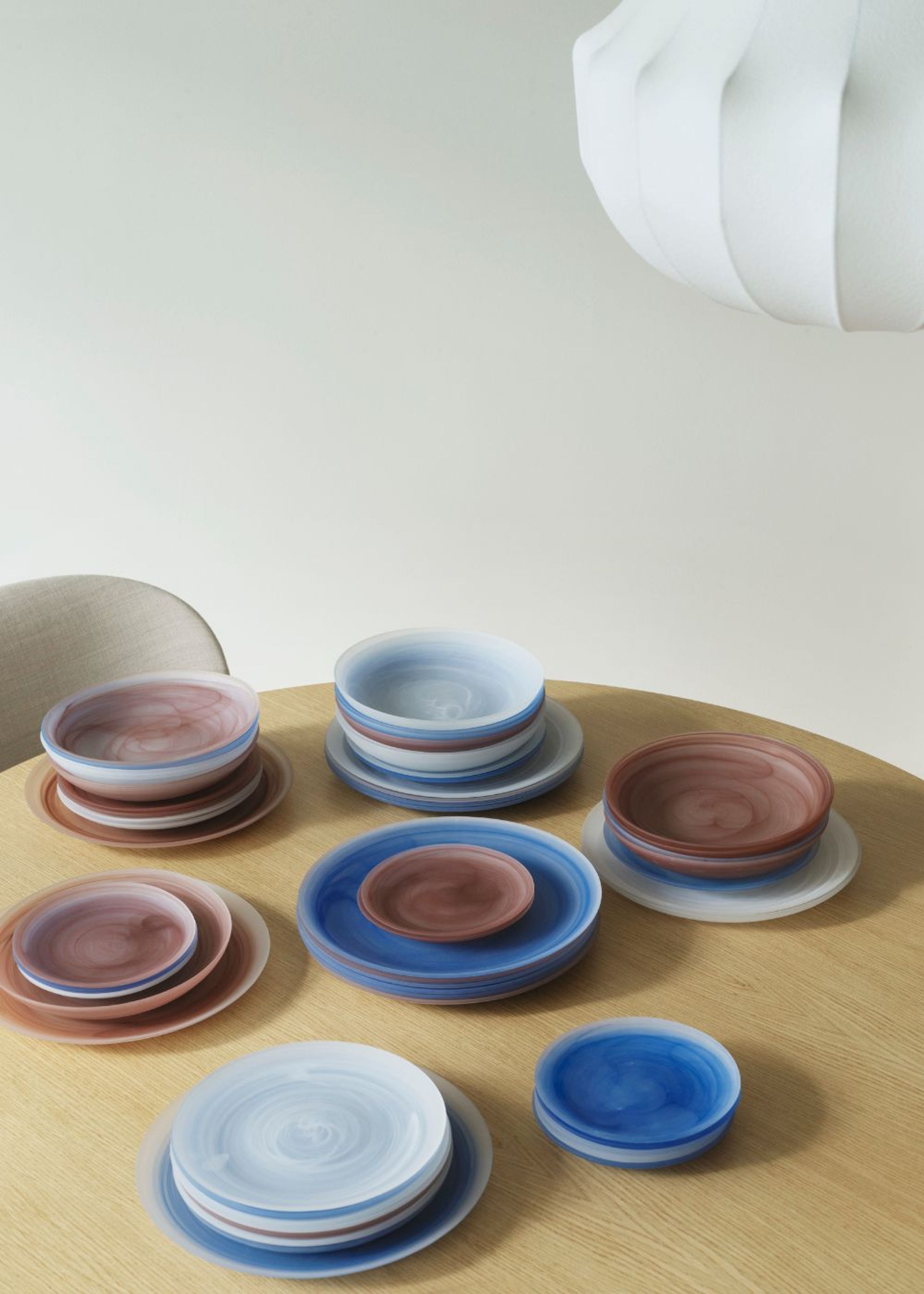 Normann Copenhagen - Plate - Cosmic Plate - Blue Ø16