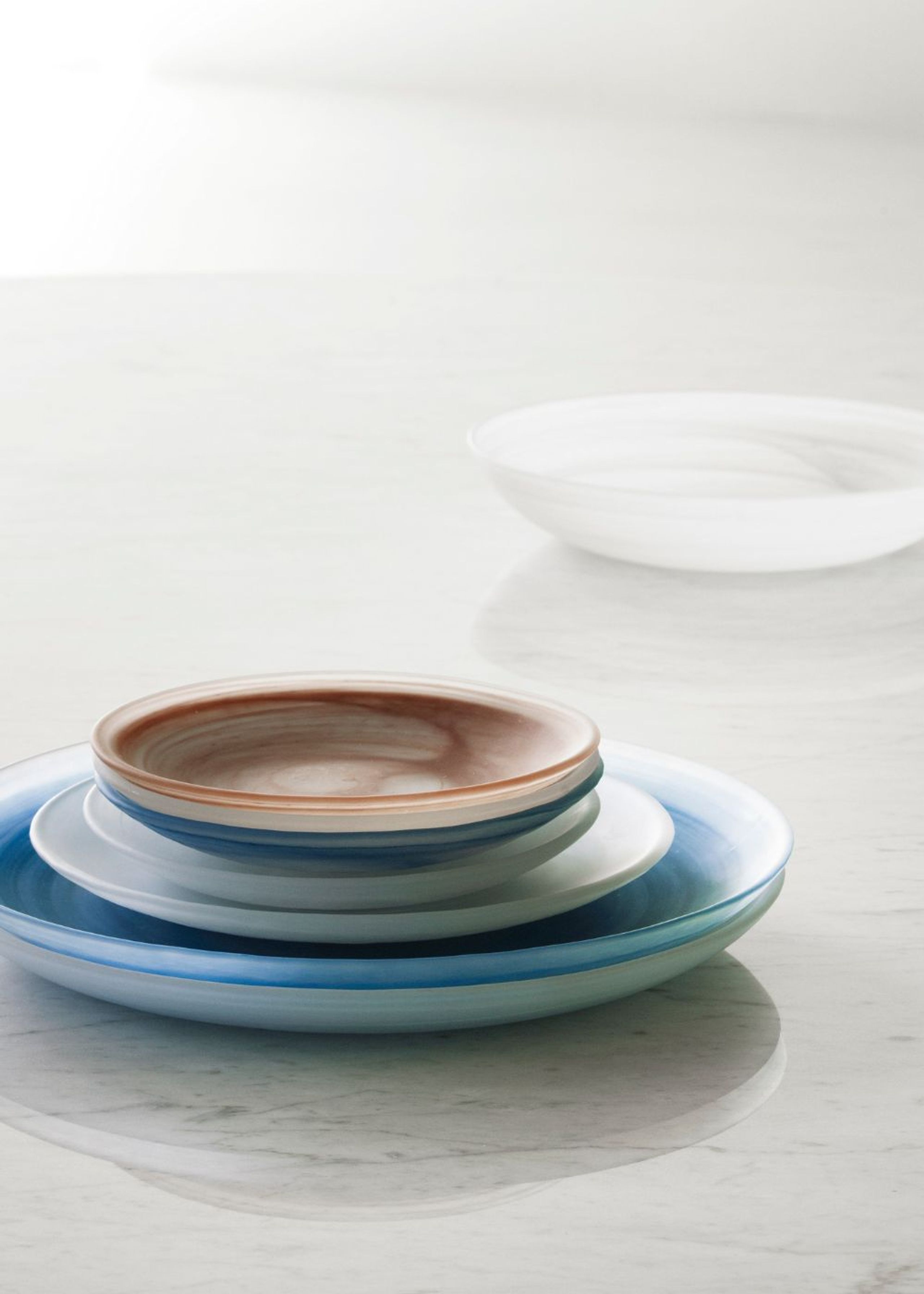 Normann Copenhagen - Plate - Cosmic Plate - Blue Ø16