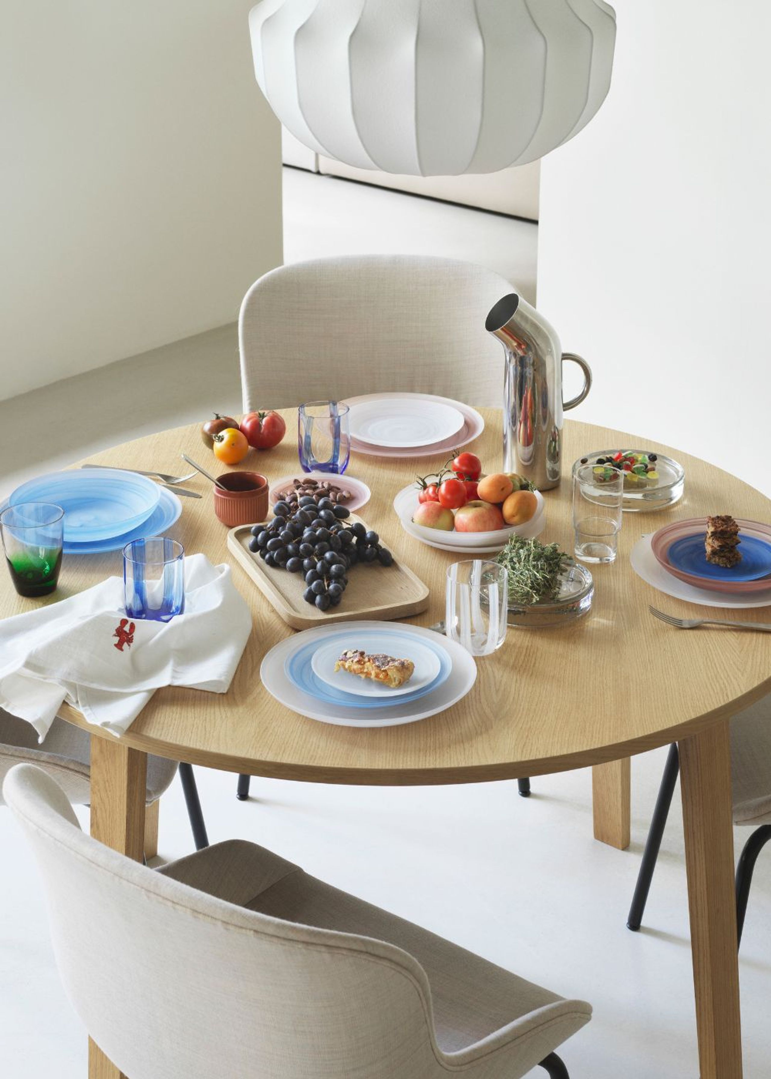 Normann Copenhagen - Plate - Cosmic Plate - White Ø16