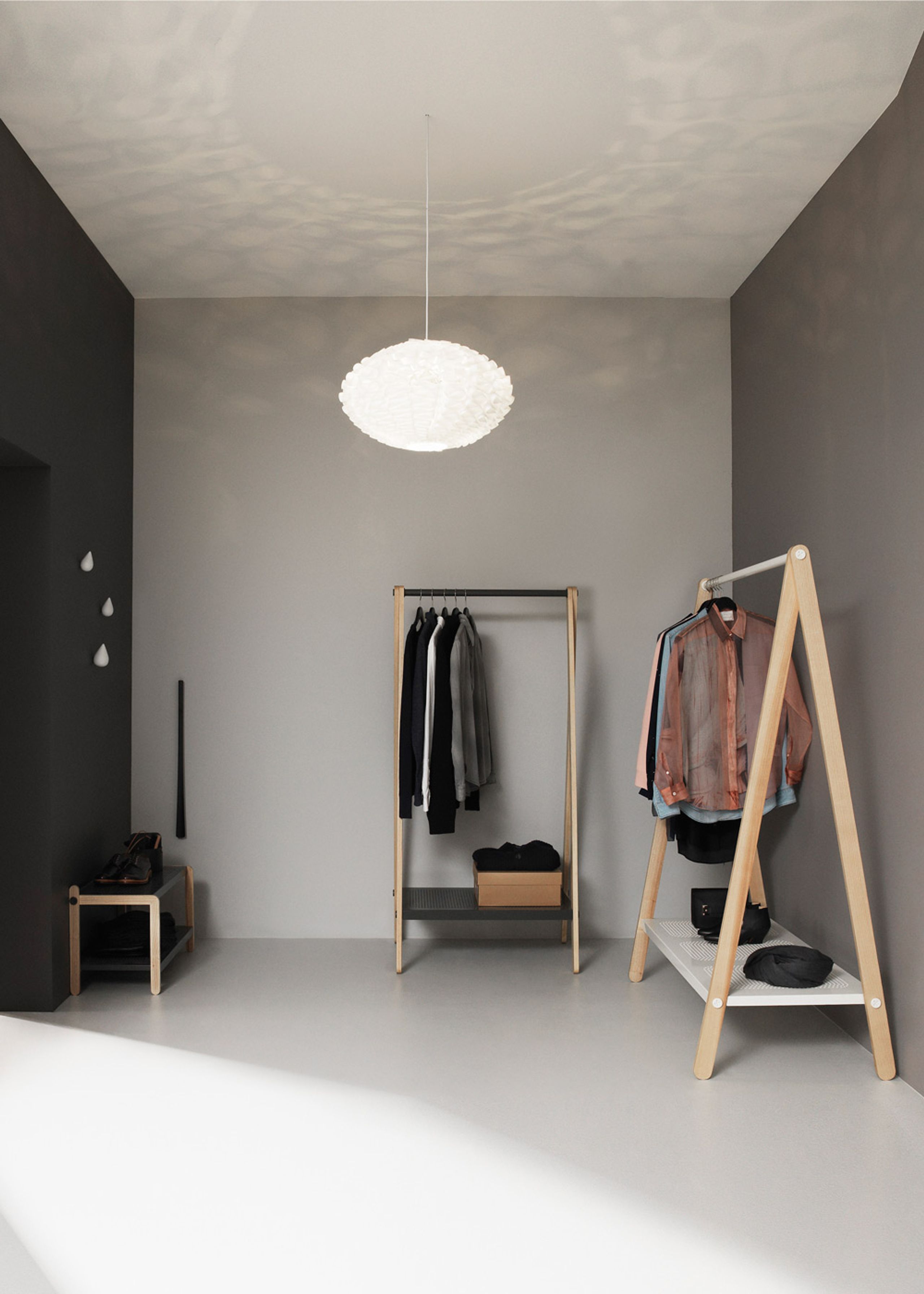 Normann Copenhagen - Regał na ubrania - Toj Clothes Rack - Small - White