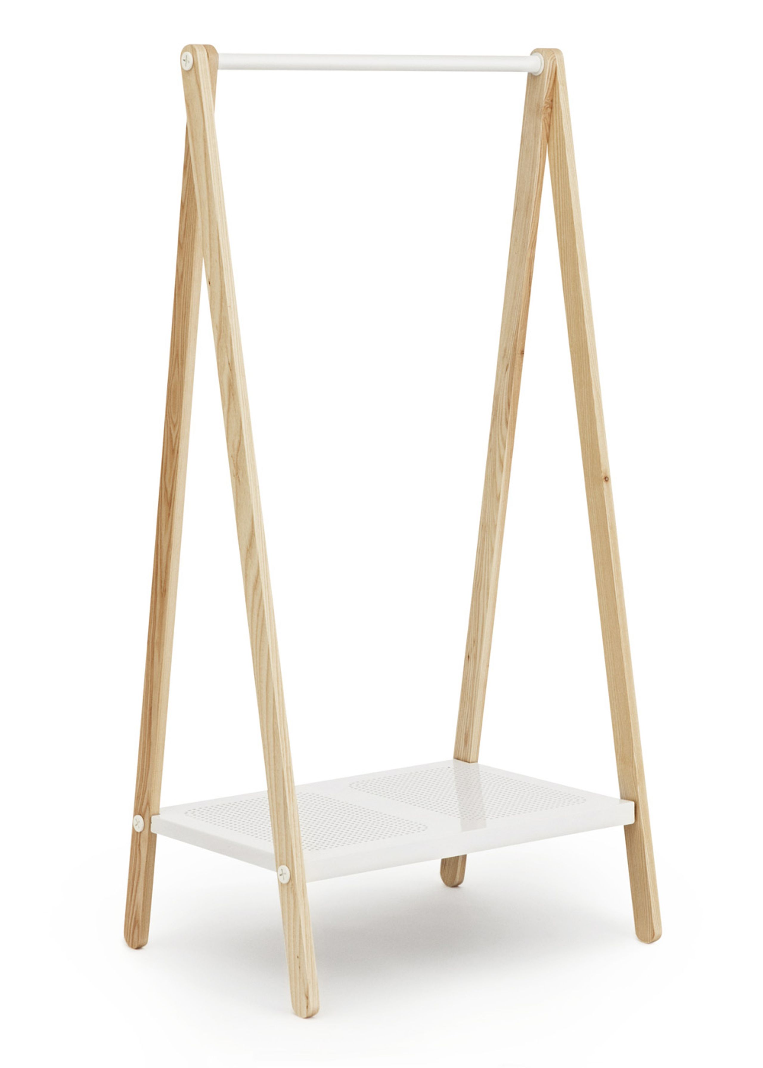 Normann Copenhagen - Regał na ubrania - Toj Clothes Rack - Small - White