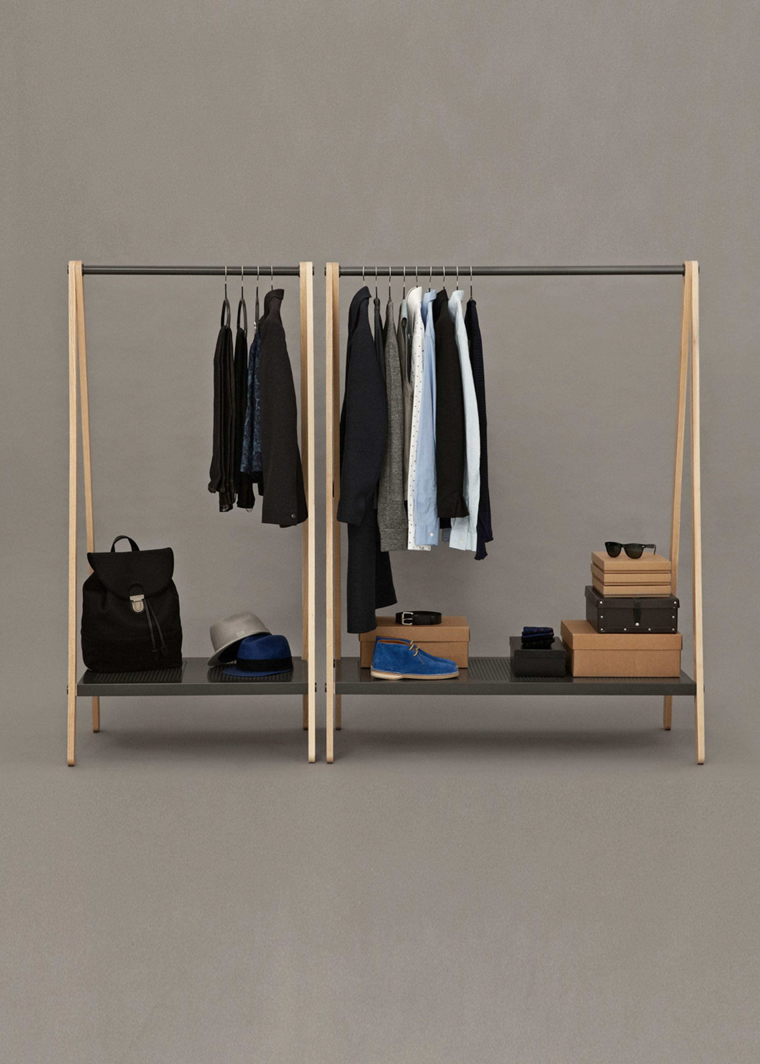 Normann Copenhagen - Regał na ubrania - Toj Clothes Rack - Small - White