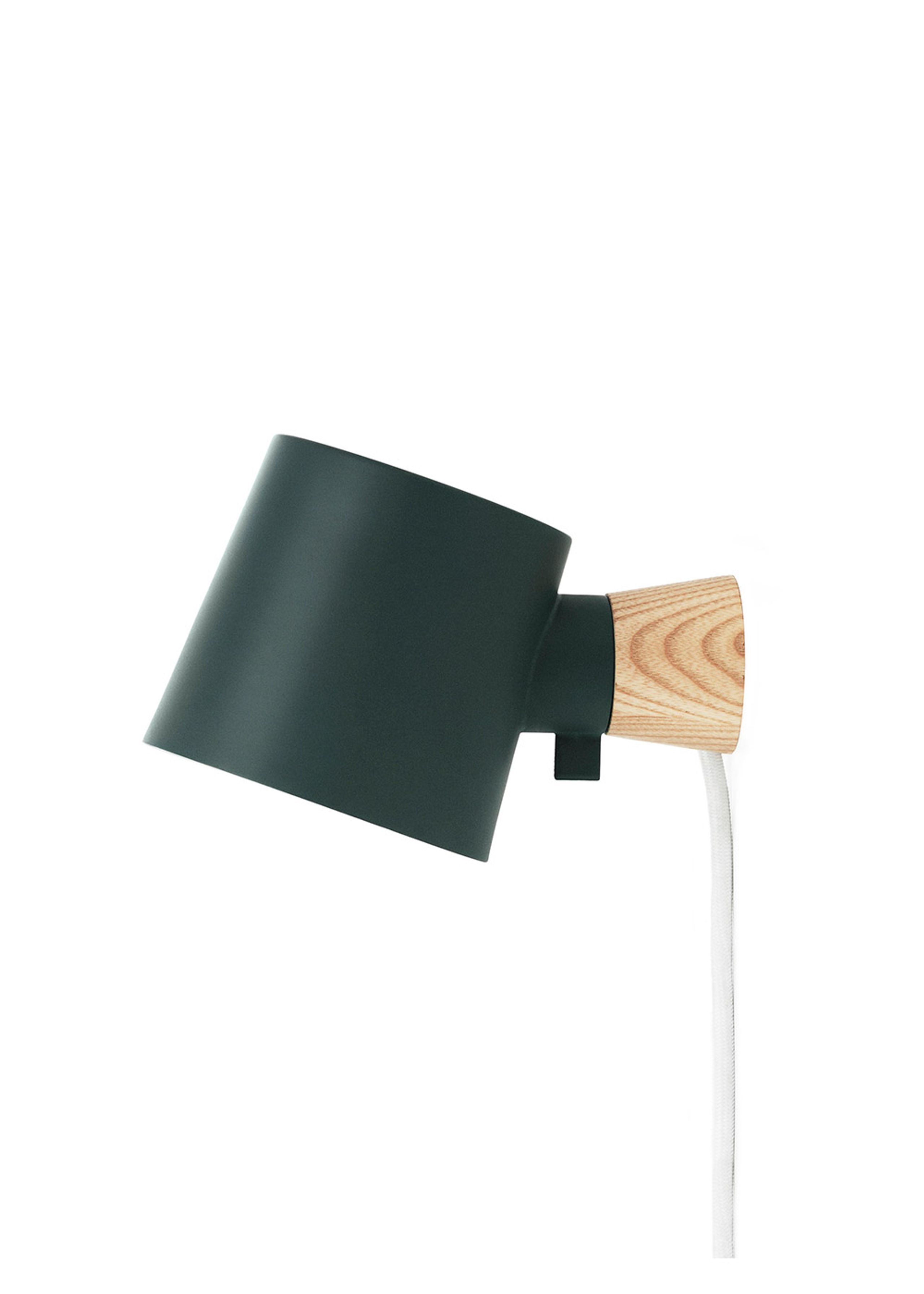 Normann Copenhagen - Wall lamp - Rise Wall Lamp - Petrol Green