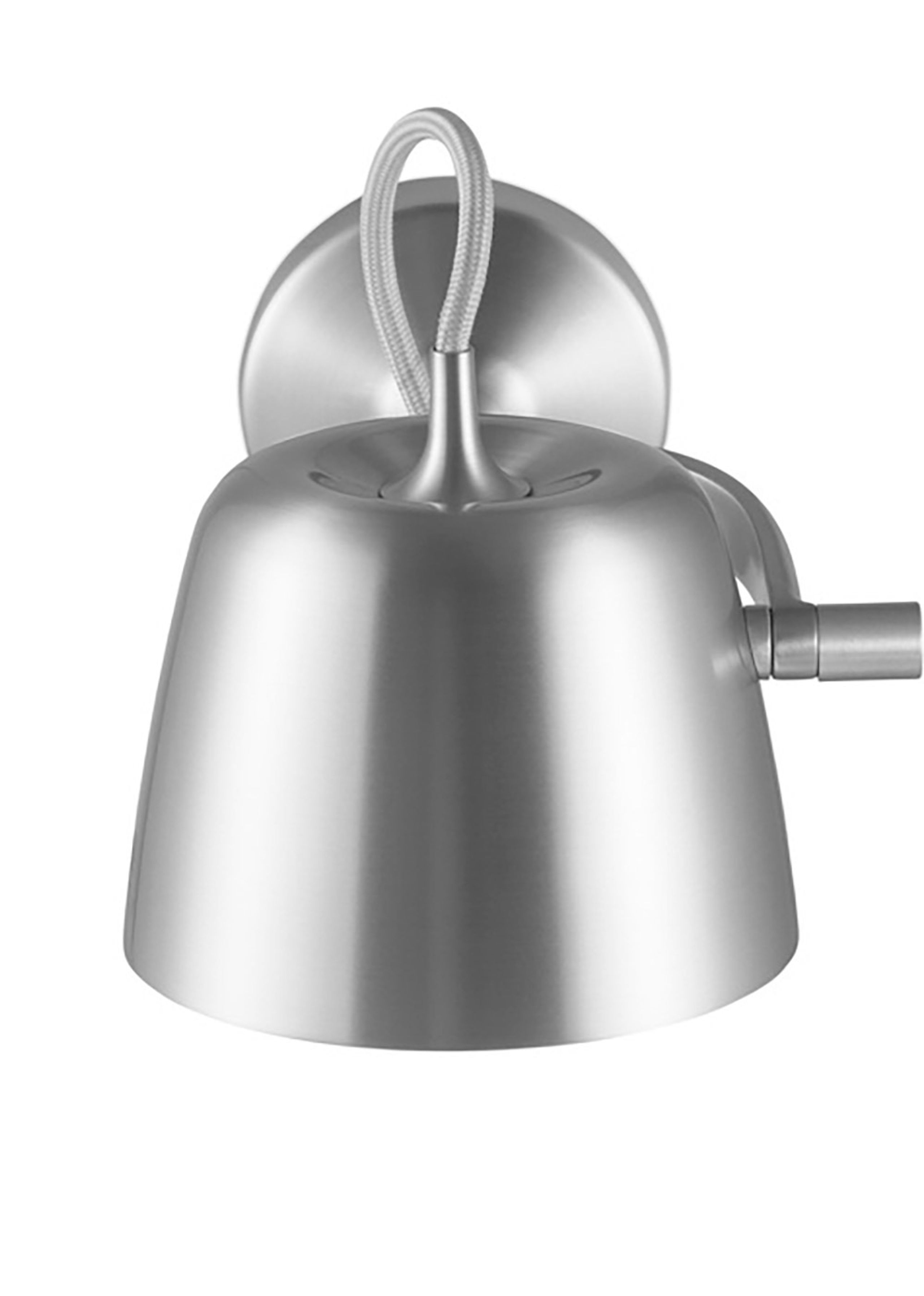 Normann Copenhagen - Wandlampe - Tub Wall Lamp - Brushed Aluminium