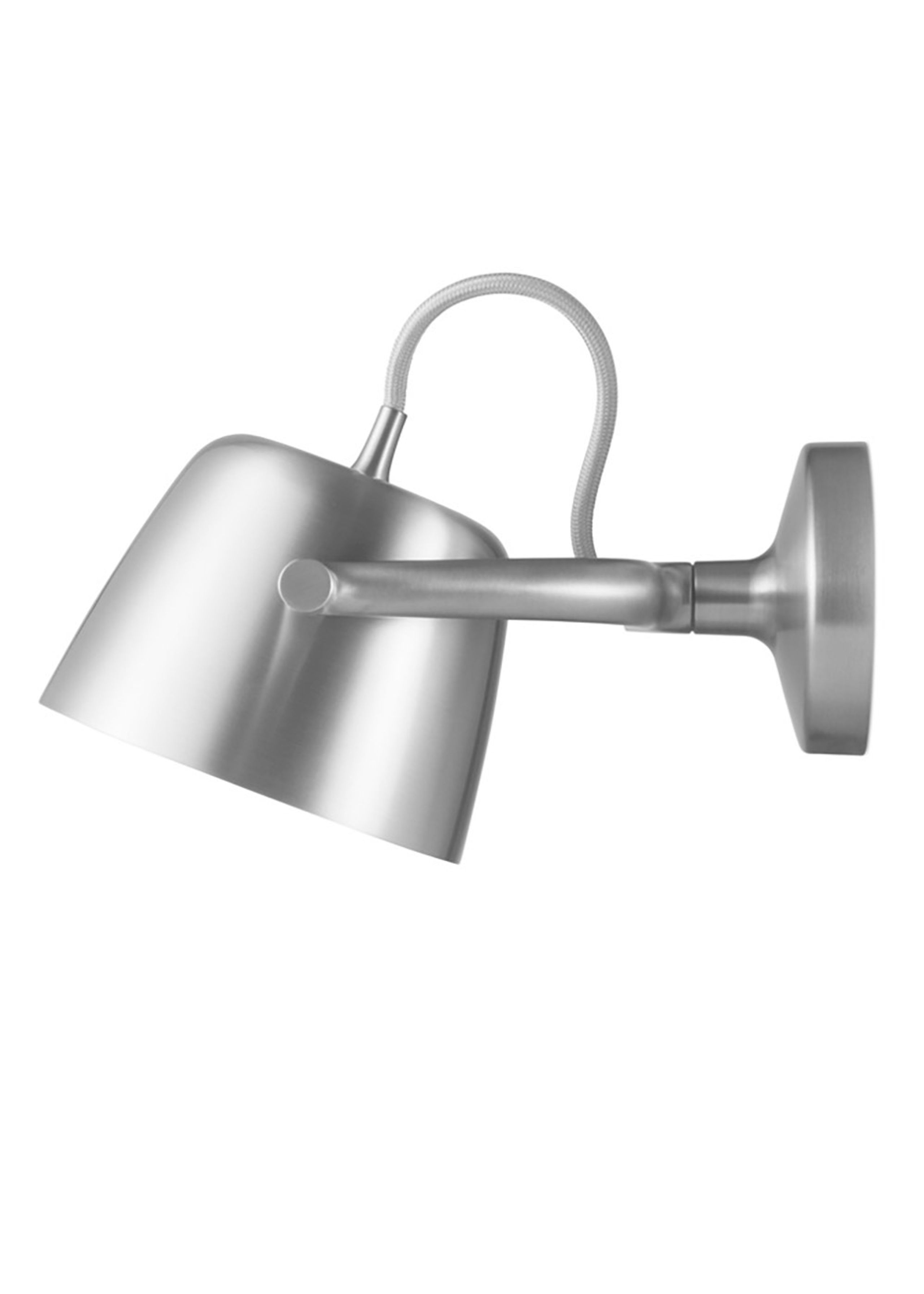 Normann Copenhagen - Wandlampe - Tub Wall Lamp - Brushed Aluminium