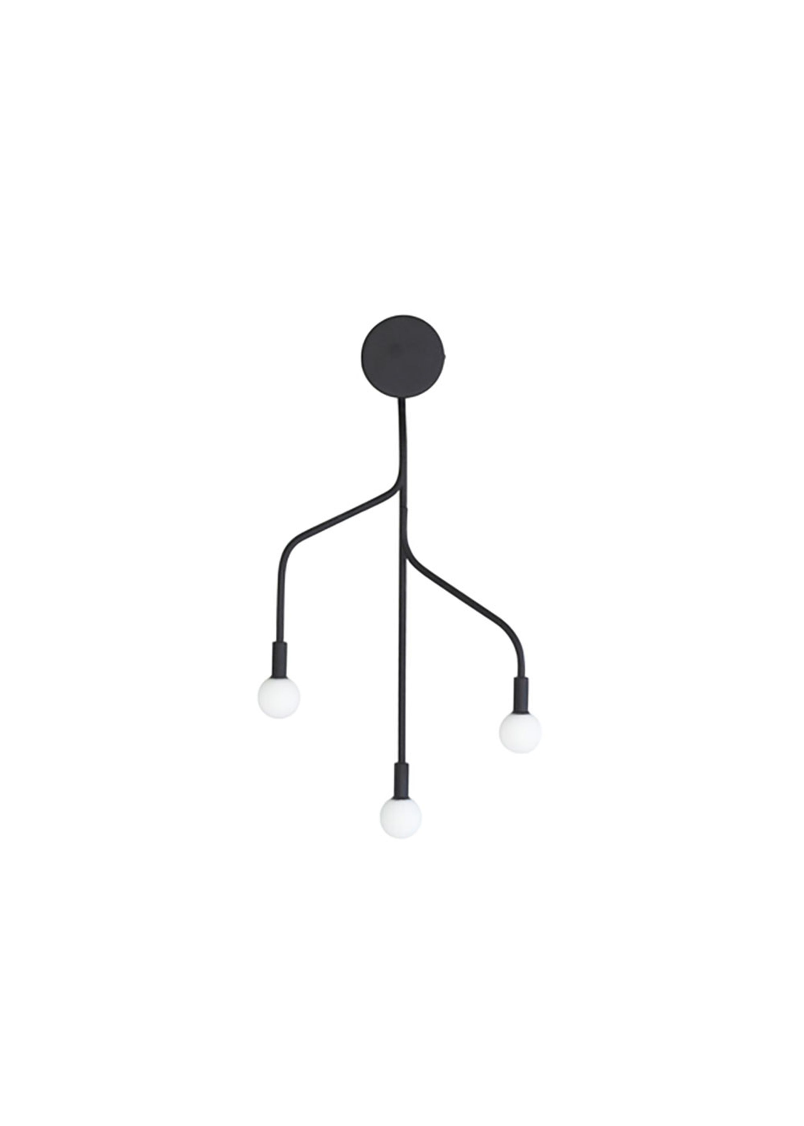 Normann Copenhagen - Væglampe - Vekst Wall Lamp EU - Black