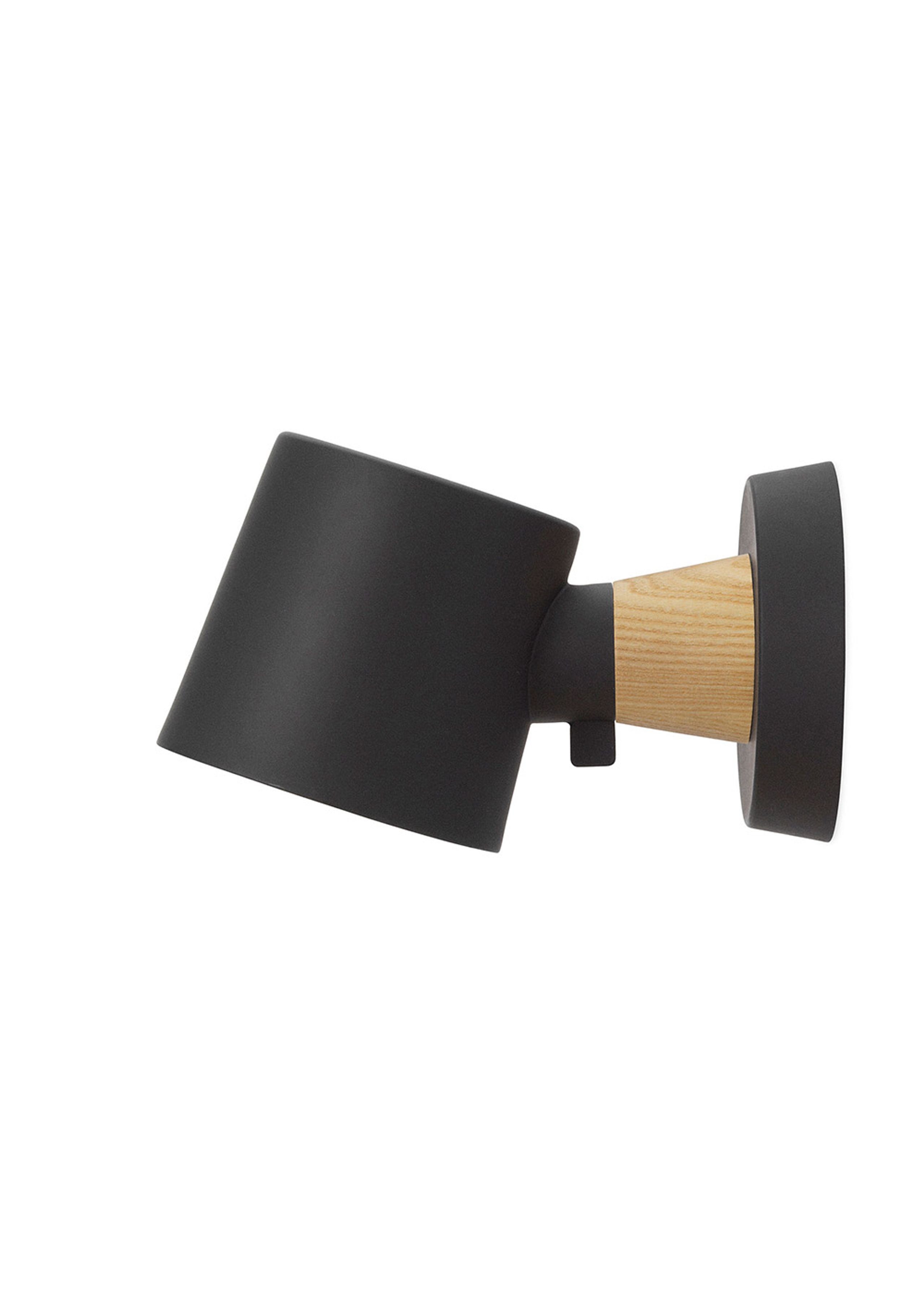 Normann Copenhagen - Wall lamp - Rise Wall Lamp - Hardwired - Black