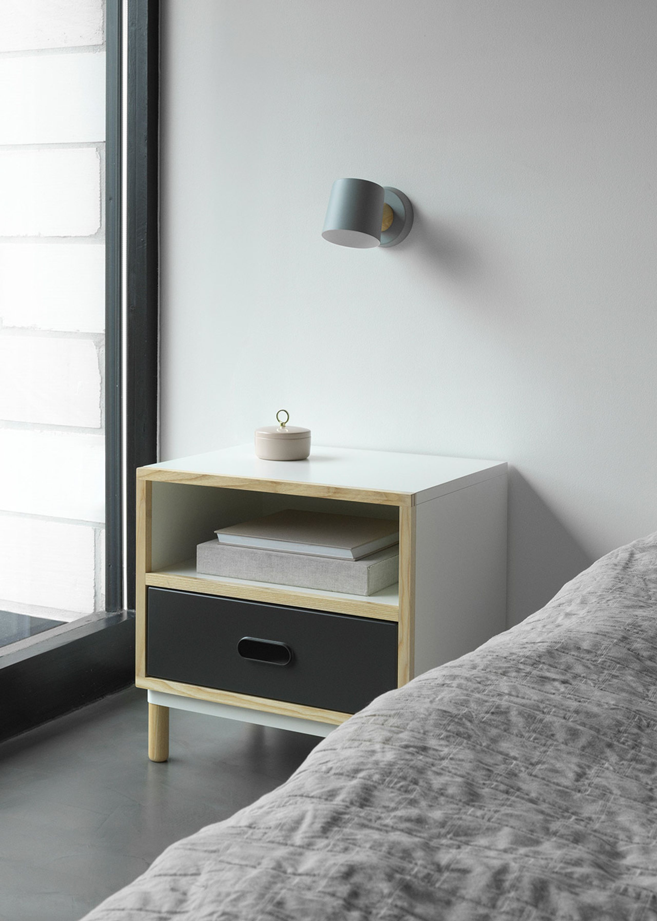 Normann Copenhagen - Wall lamp - Rise Wall Lamp - Hardwired - Black