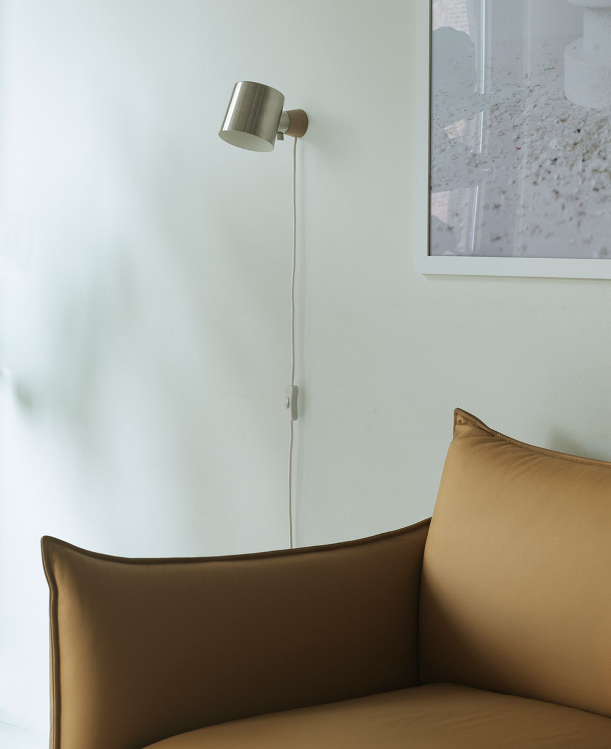 Normann Copenhagen - Lampe murale - Rise Wall Lamp - Hardwired - Grey