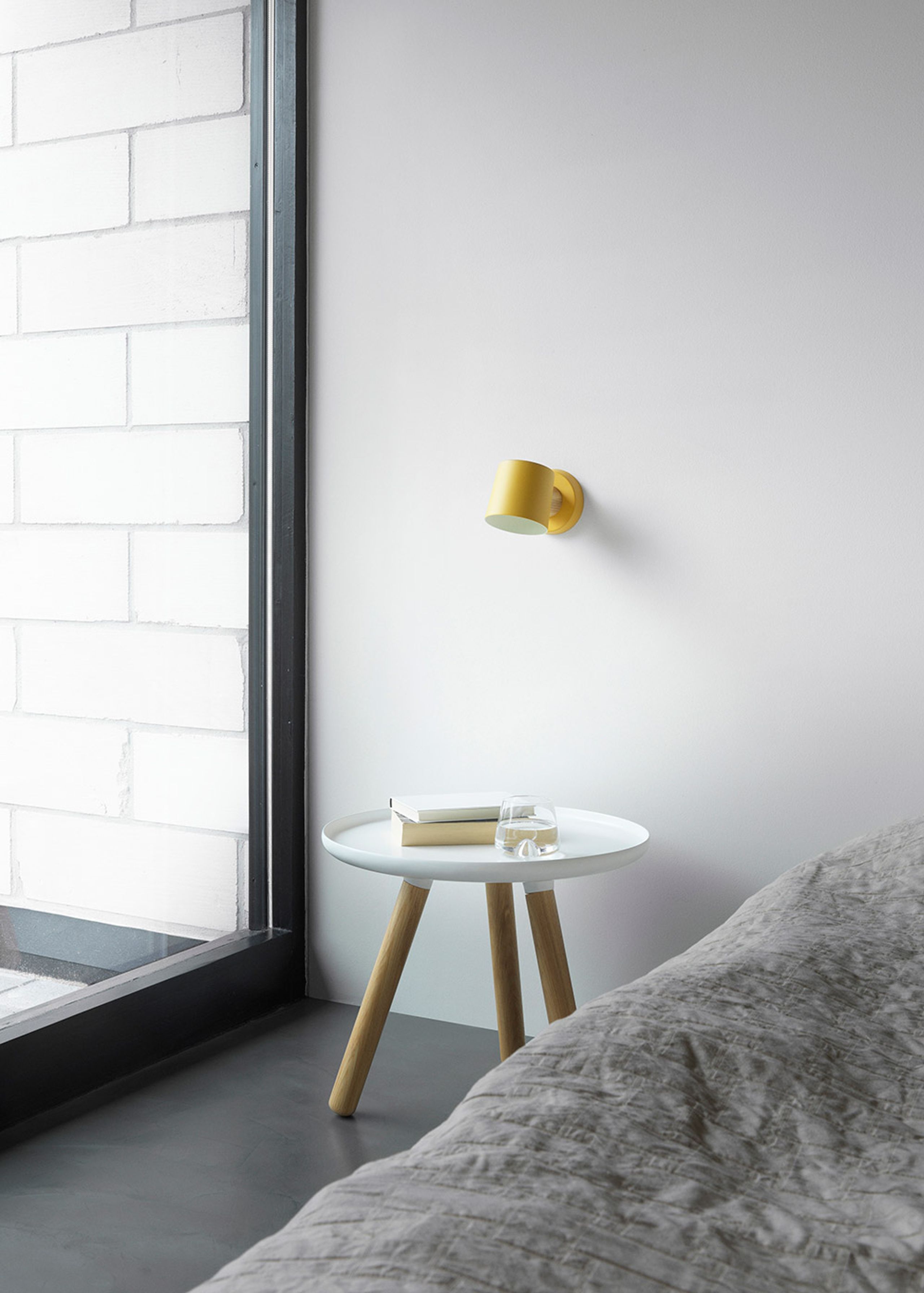 Normann Copenhagen - Væglampe - Rise Wall Lamp - Hardwired - White