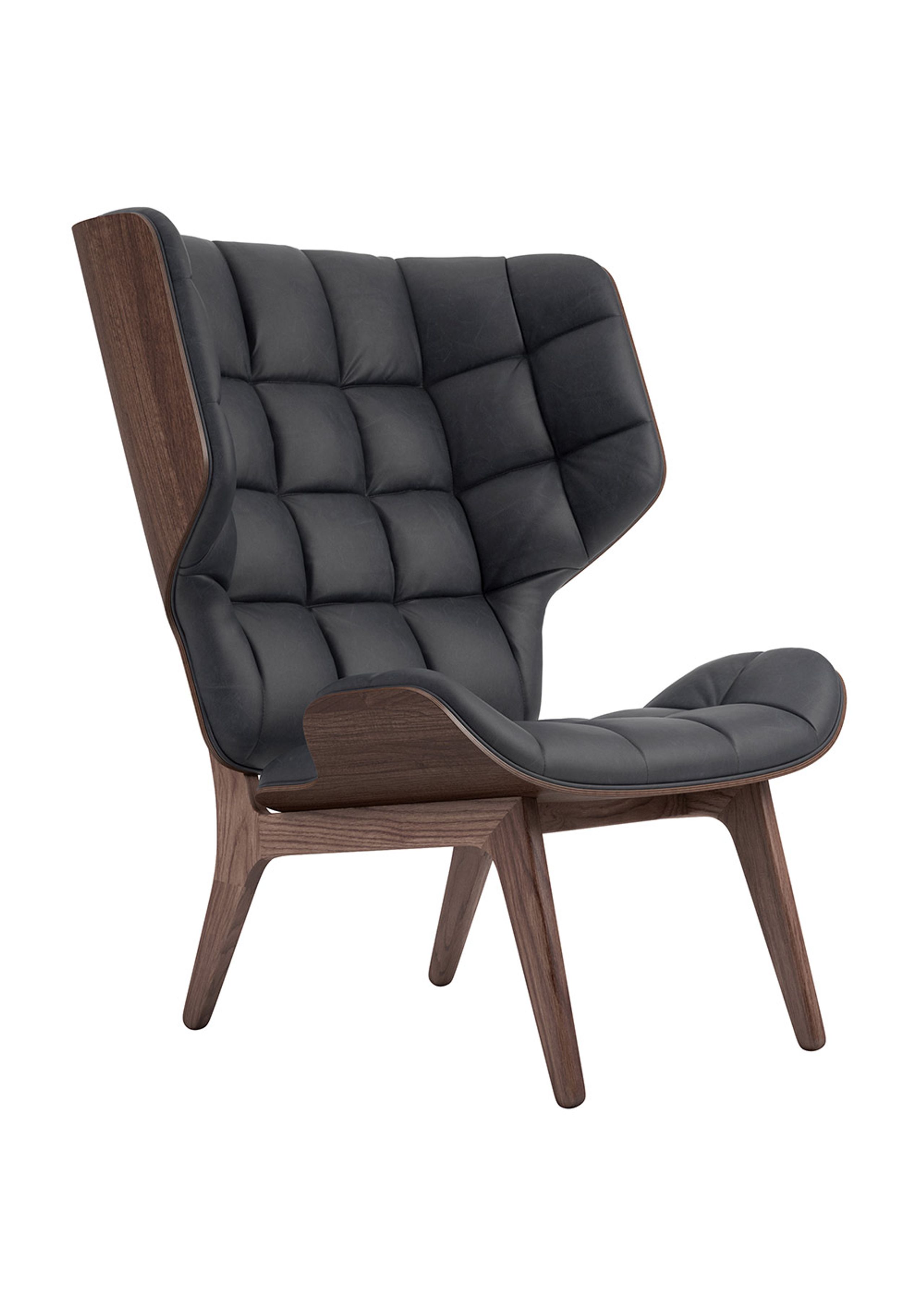 NORR11 - Lounge stoel - Mammoth Stol - Dunes - Anthracite 21003 - Dark smoked