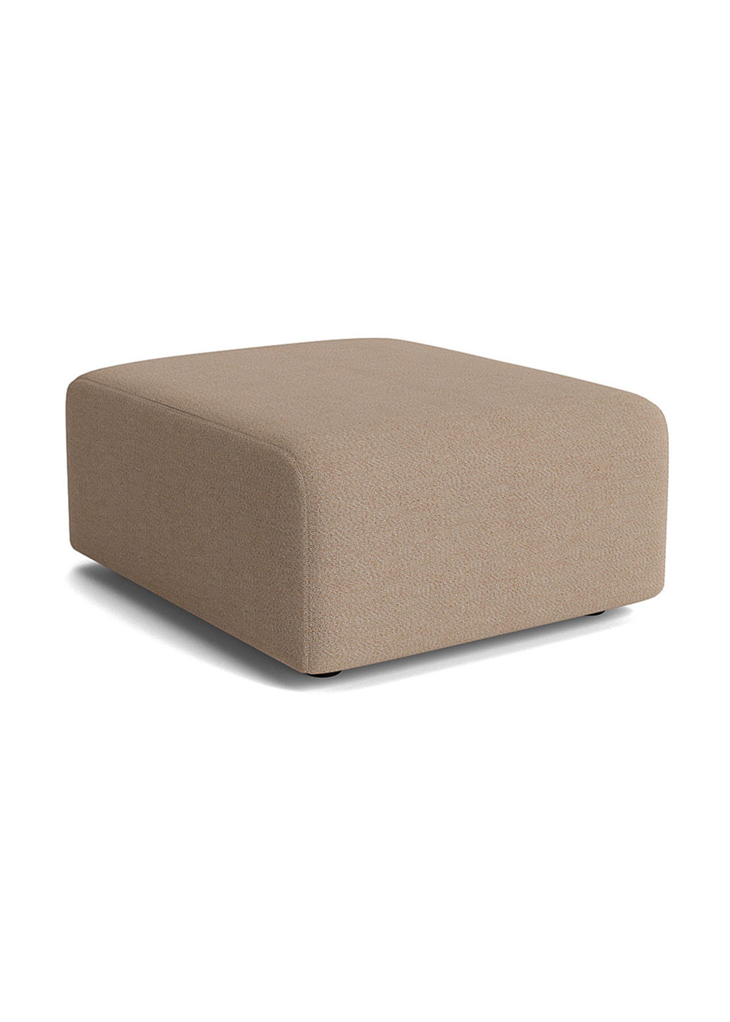 NORR11 - Modular sofa - Studio Ottoman Classic Outdoor - Sunbrella: Savane Coconut SAV2 J233 140