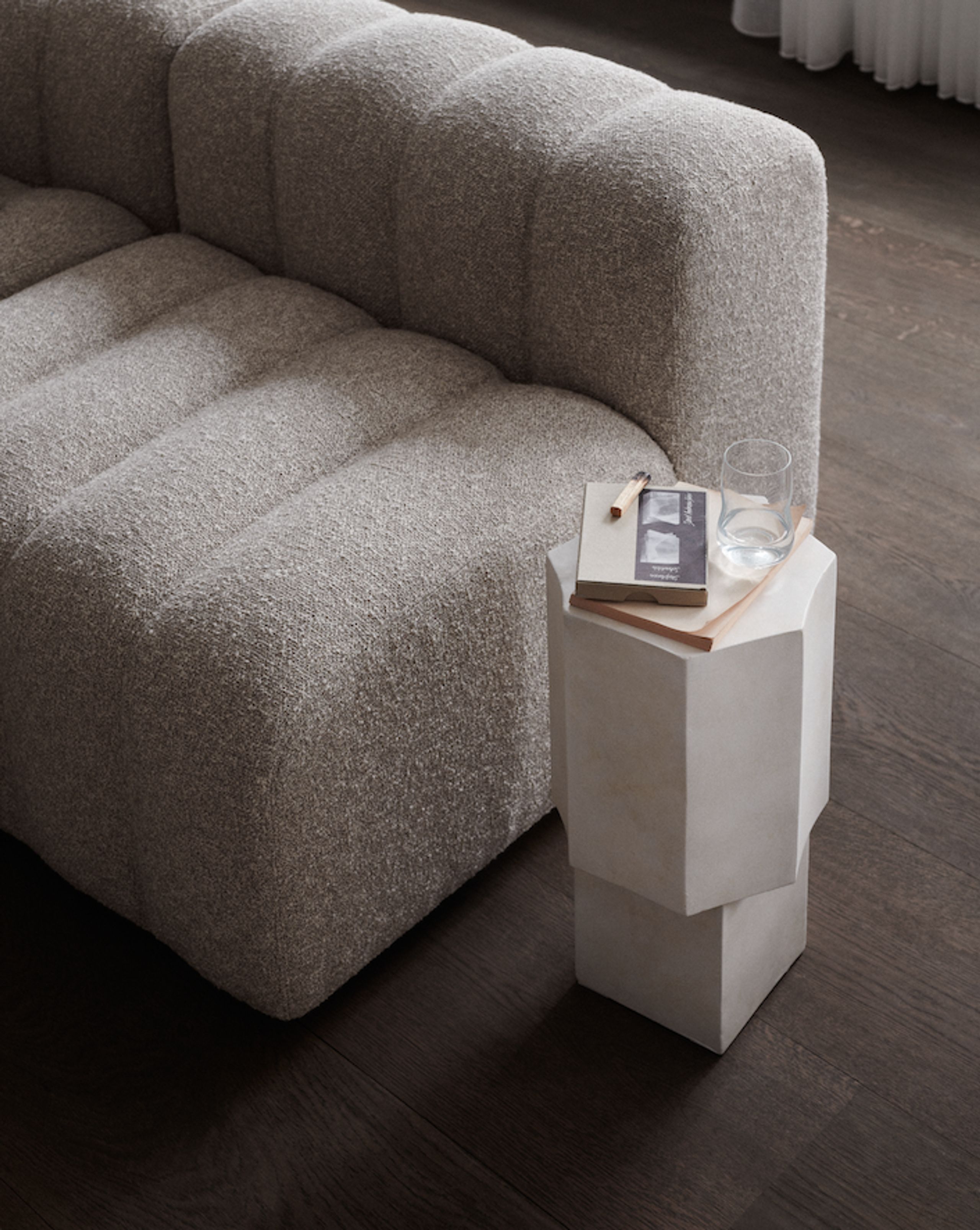 NORR11 - Coffee table - Quartz Side Table - Chalk