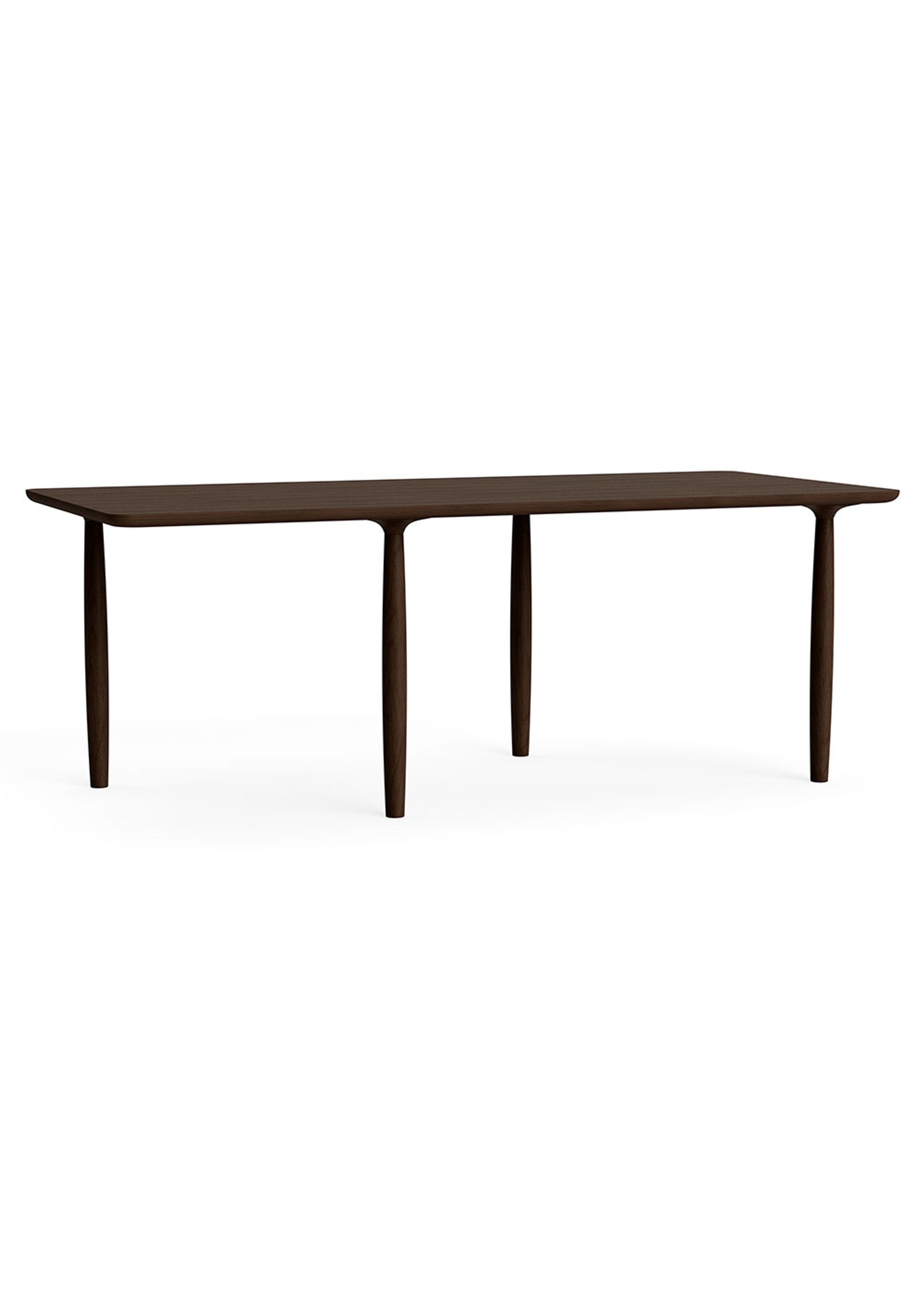 NORR11 - Dining Table - Oku Dining Table - Dark Smoked Oak - Rectangular
