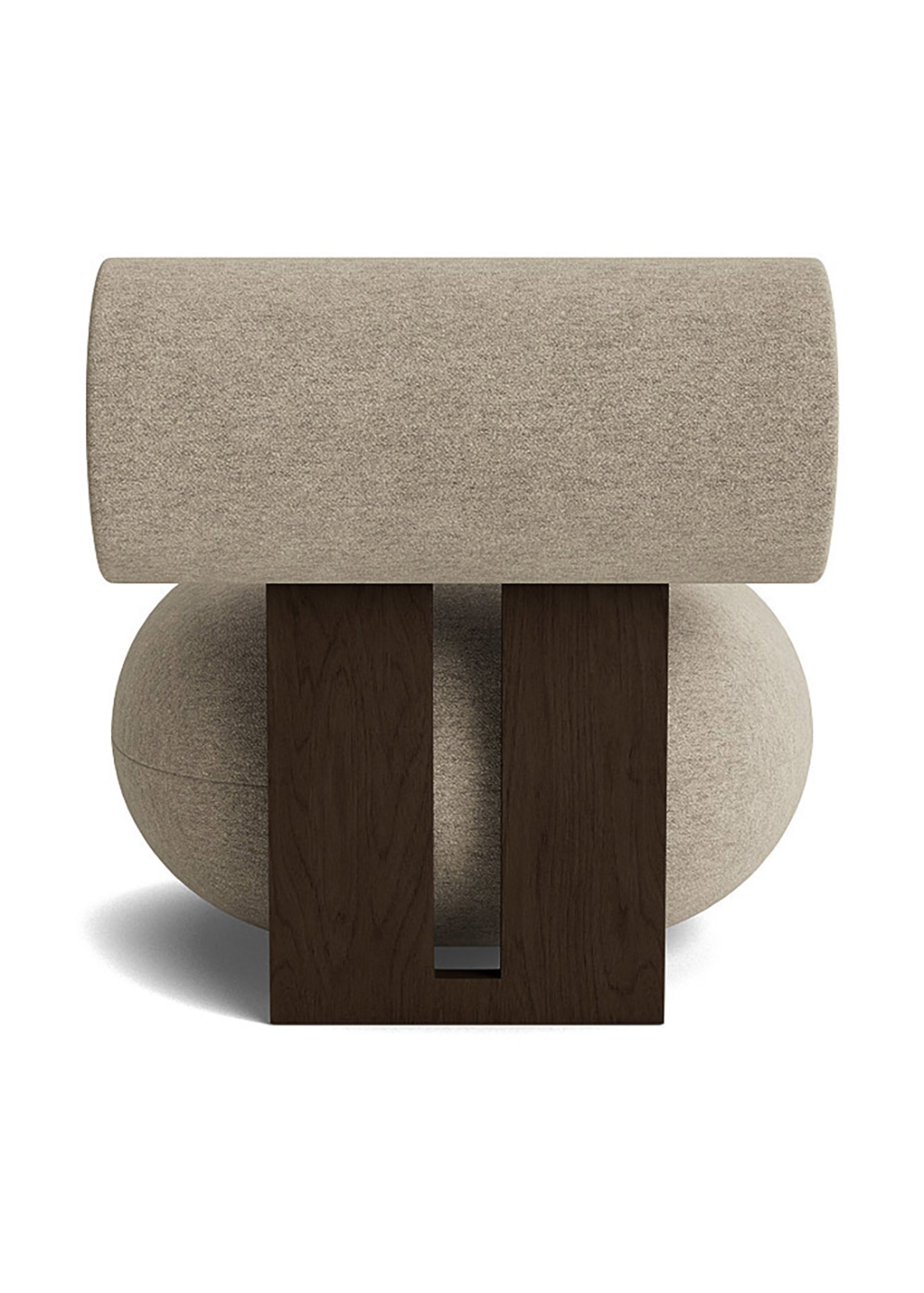 NORR11 - Stol - Hippo lounge chair - Barnum Col 3 (Frame: Dark smoked)